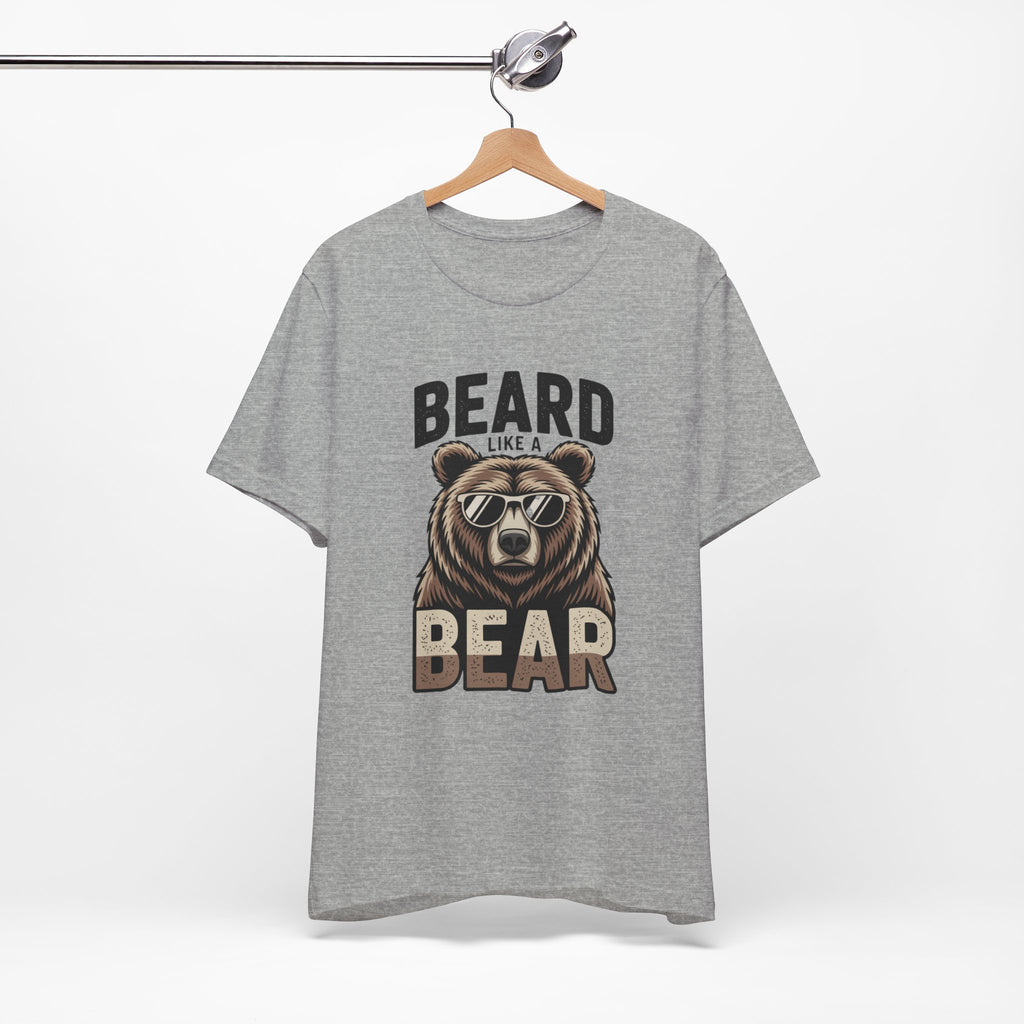 “Beard Like a Bear” T-Shirt — Retro Bear Graphic Tee