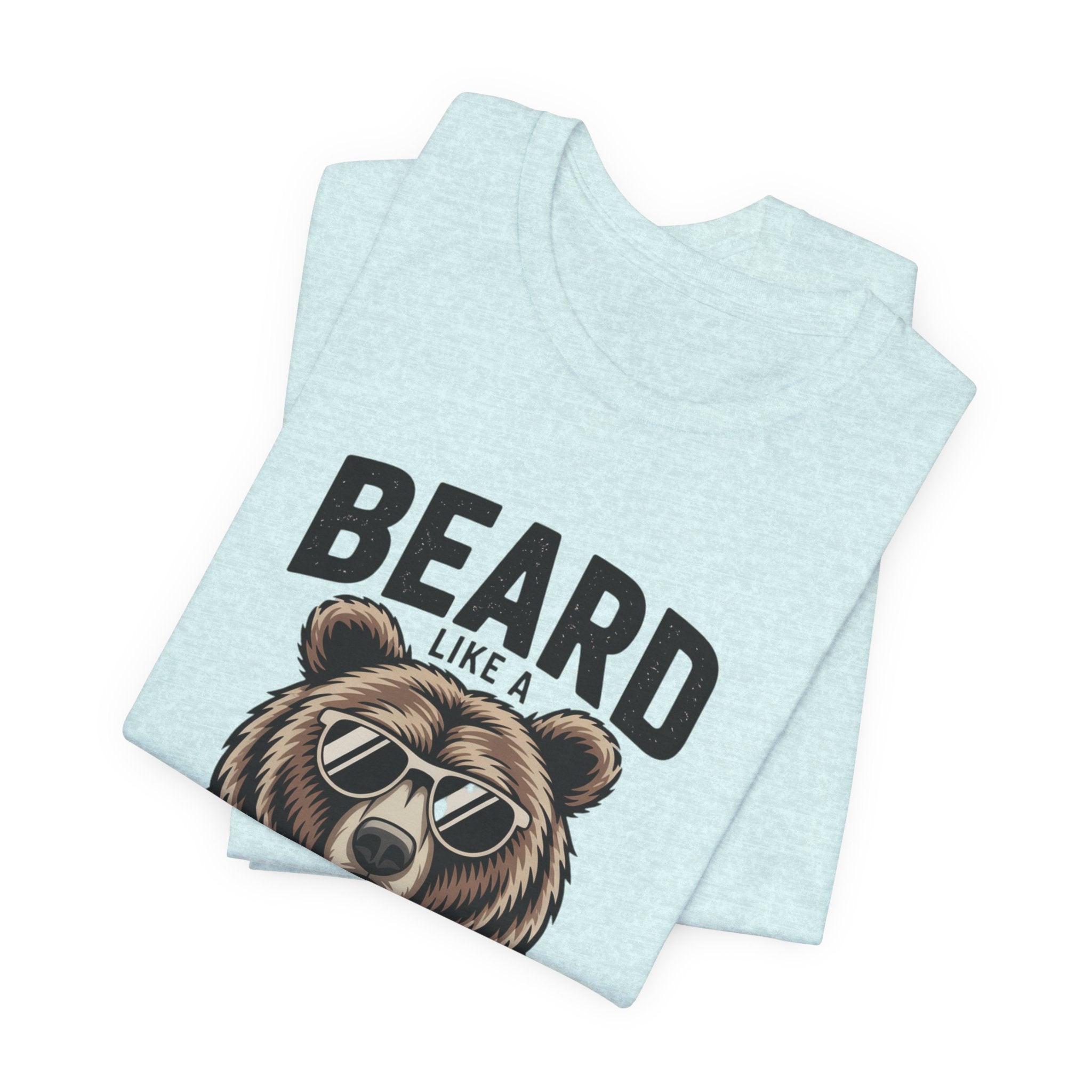 “Beard Like a Bear” T-Shirt — Retro Bear Graphic Tee