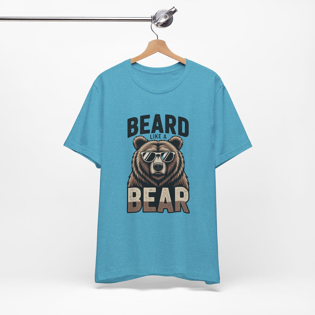 “Beard Like a Bear” T-Shirt — Retro Bear Graphic Tee