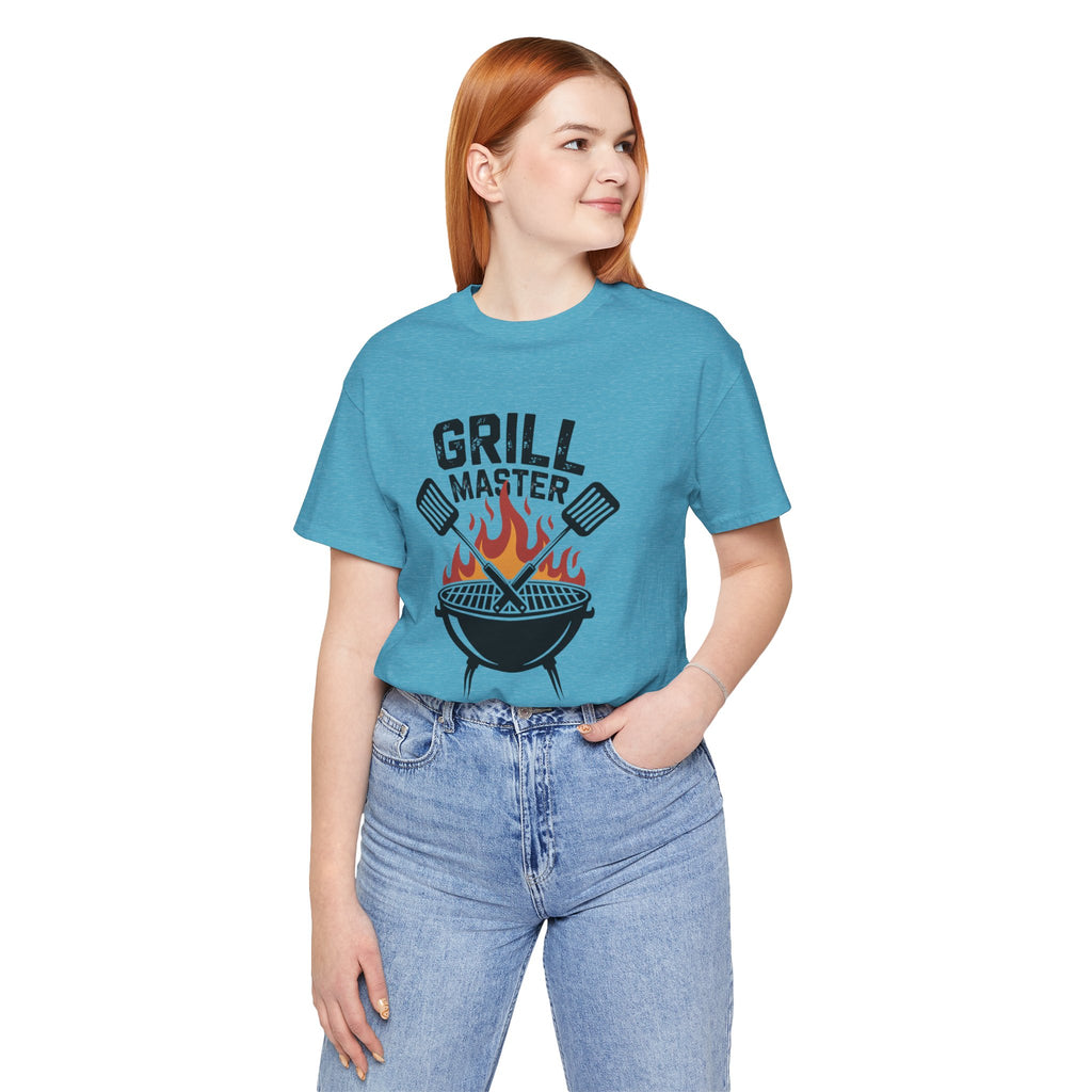 “Grill Master” T-Shirt — BBQ Chef Graphic Tee