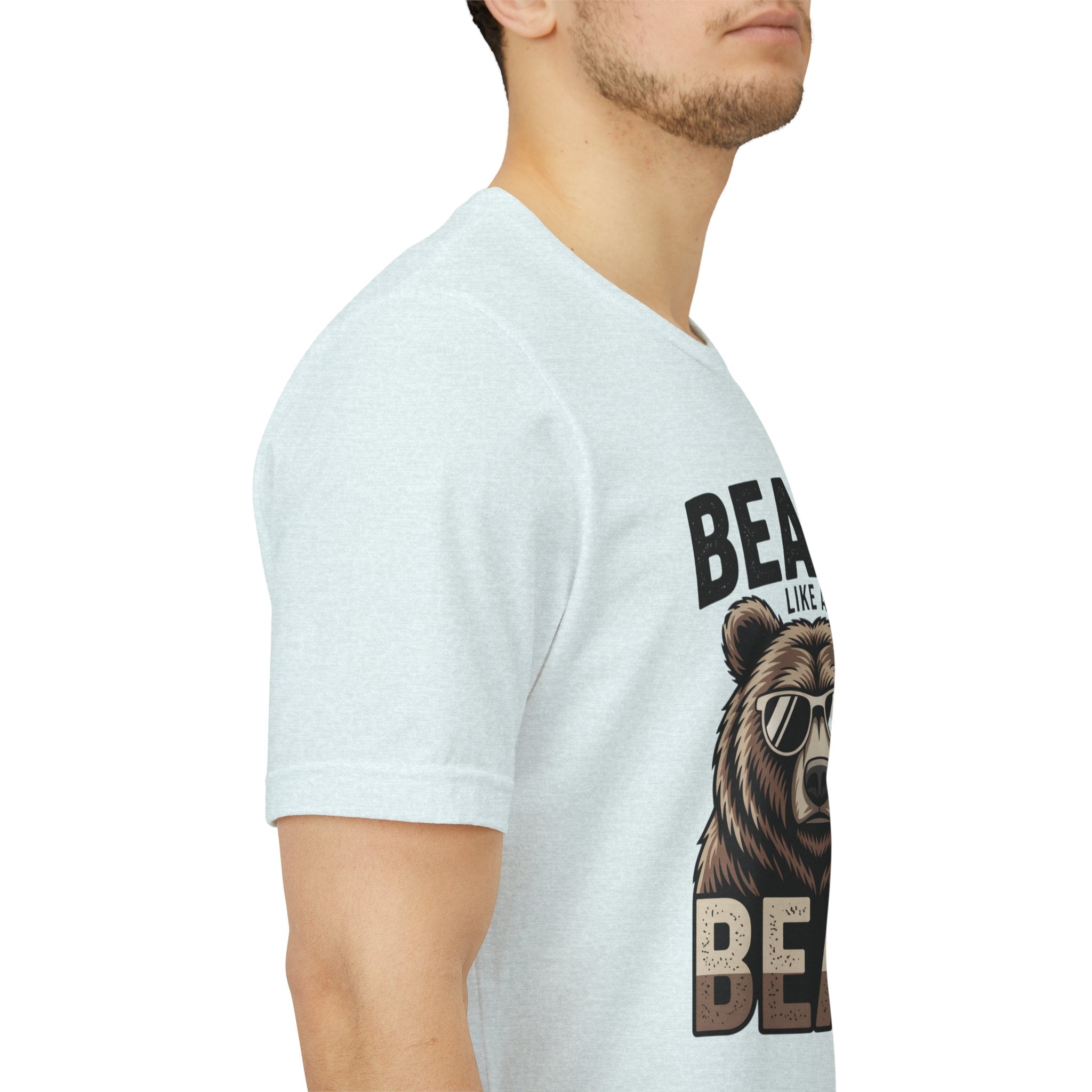 “Beard Like a Bear” T-Shirt — Retro Bear Graphic Tee