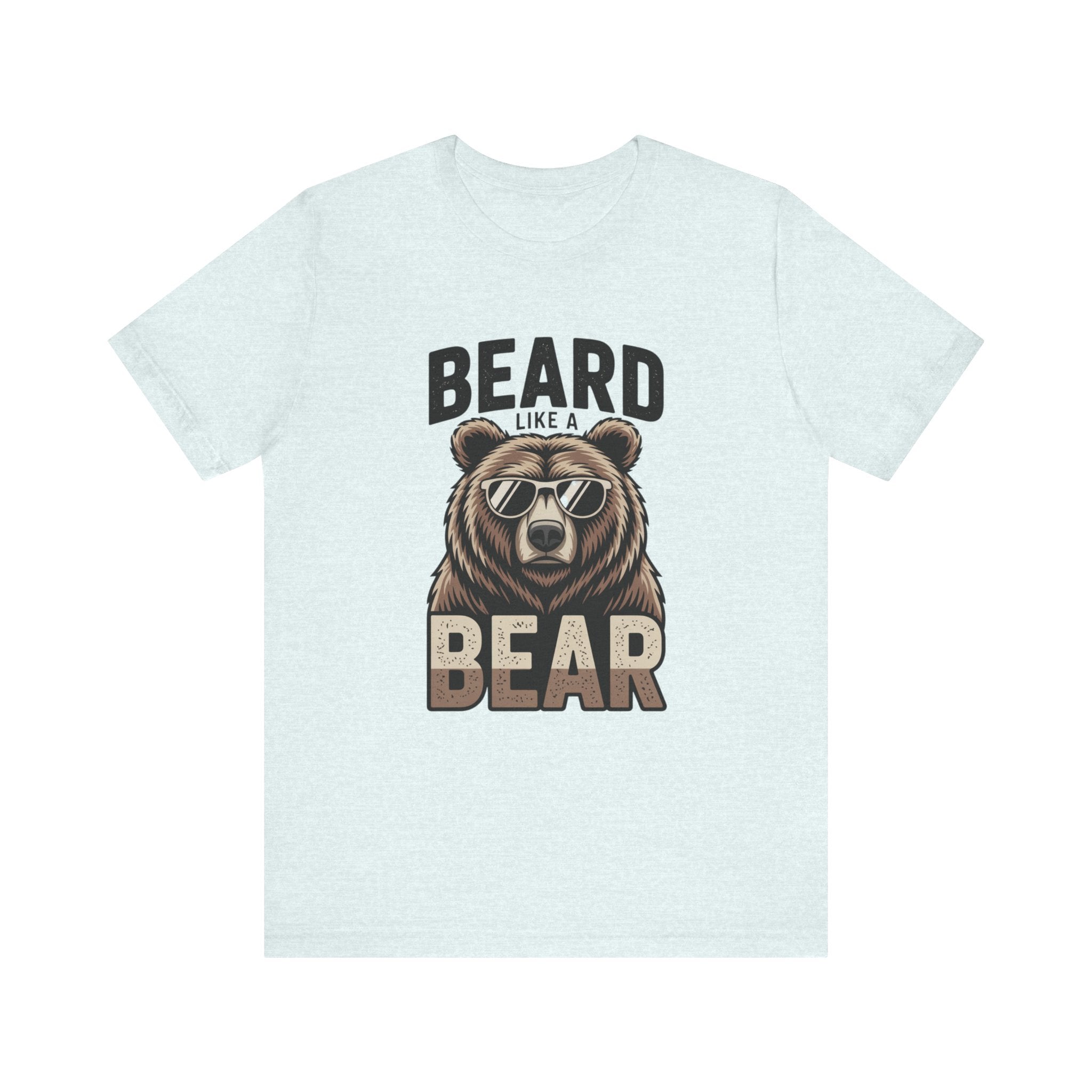 “Beard Like a Bear” T-Shirt — Retro Bear Graphic Tee