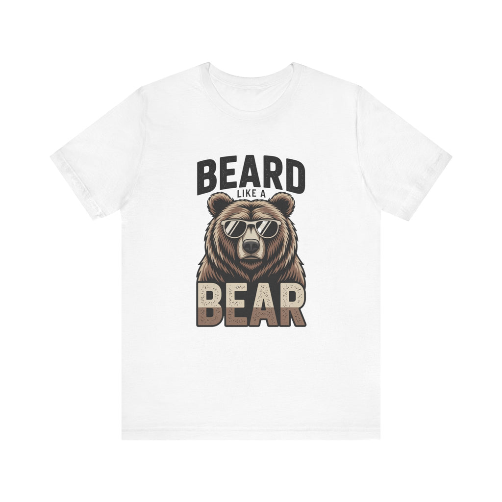 “Beard Like a Bear” T-Shirt — Retro Bear Graphic Tee