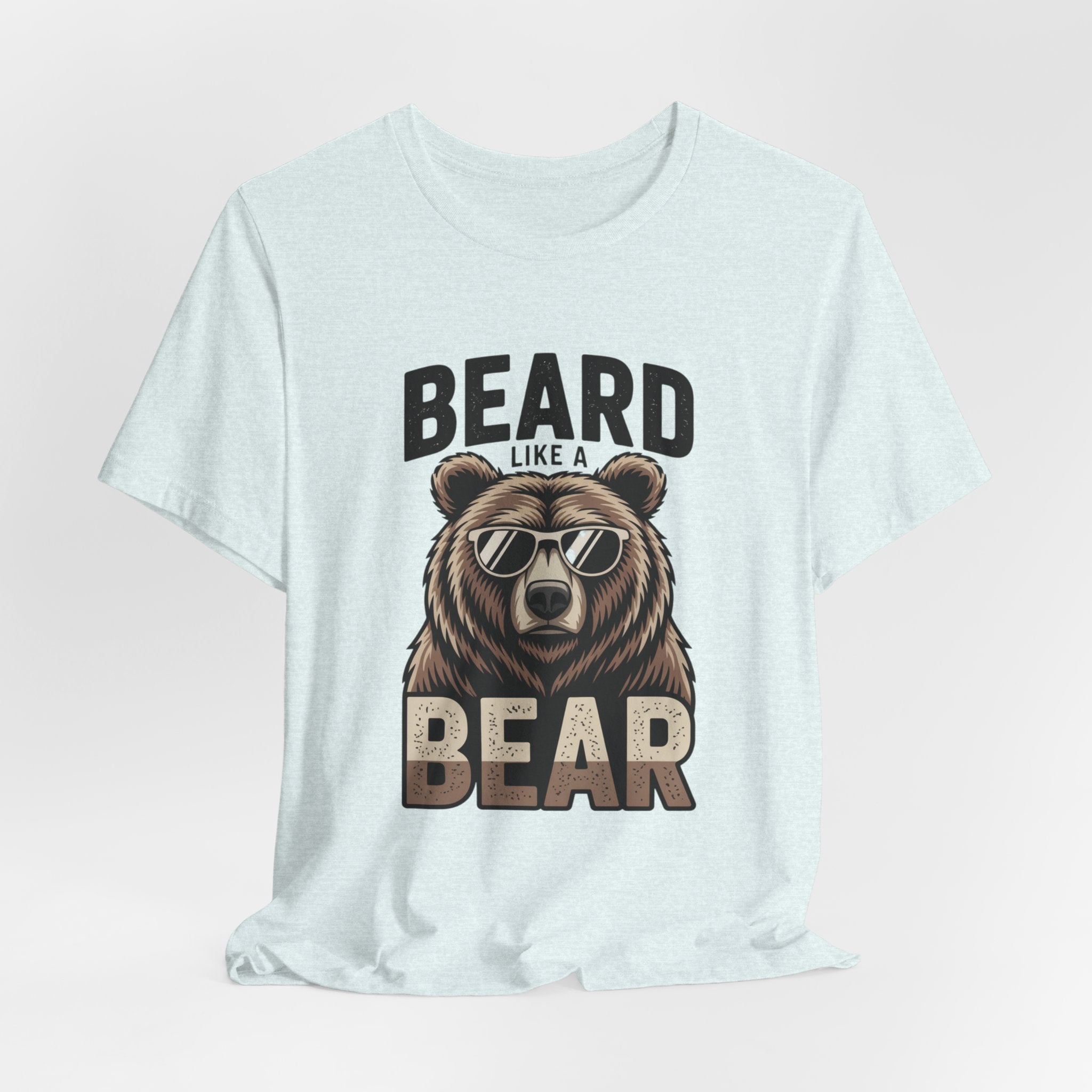 “Beard Like a Bear” T-Shirt — Retro Bear Graphic Tee