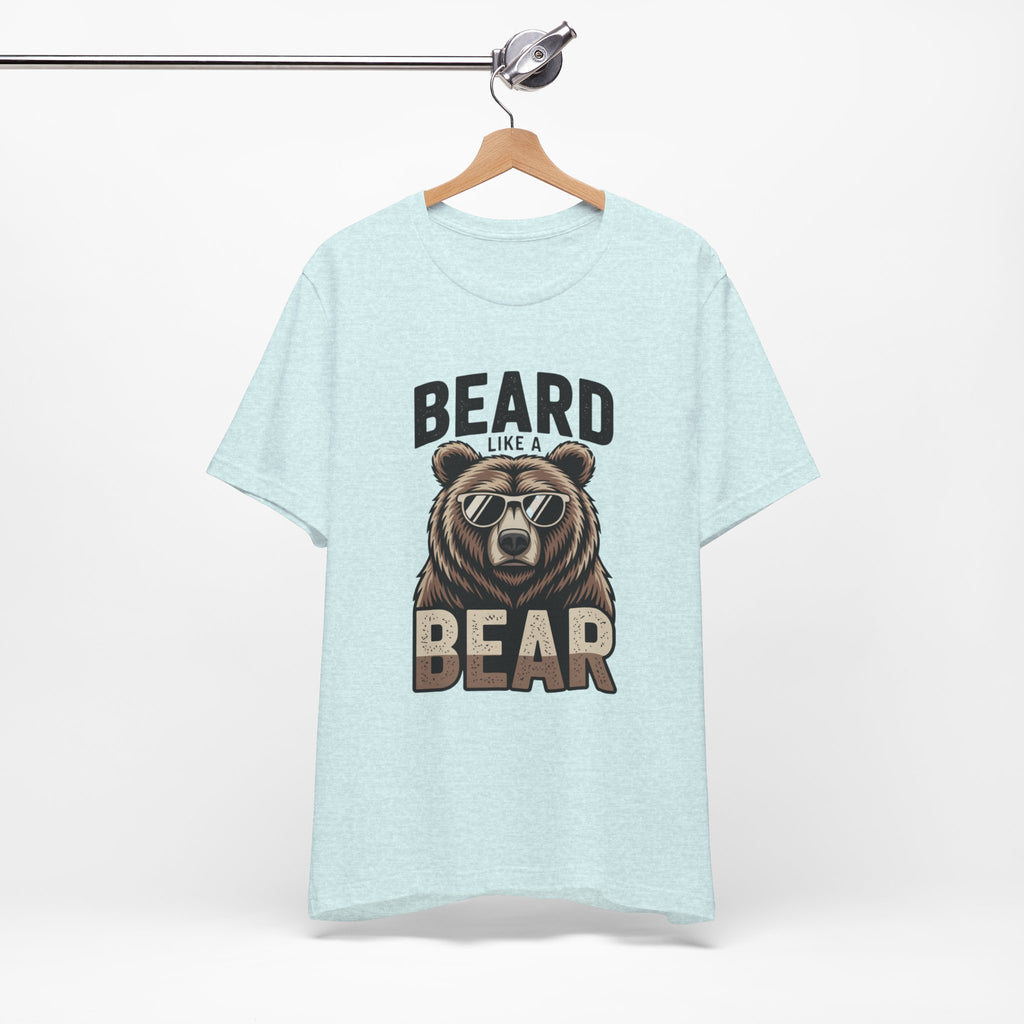 “Beard Like a Bear” T-Shirt — Retro Bear Graphic Tee