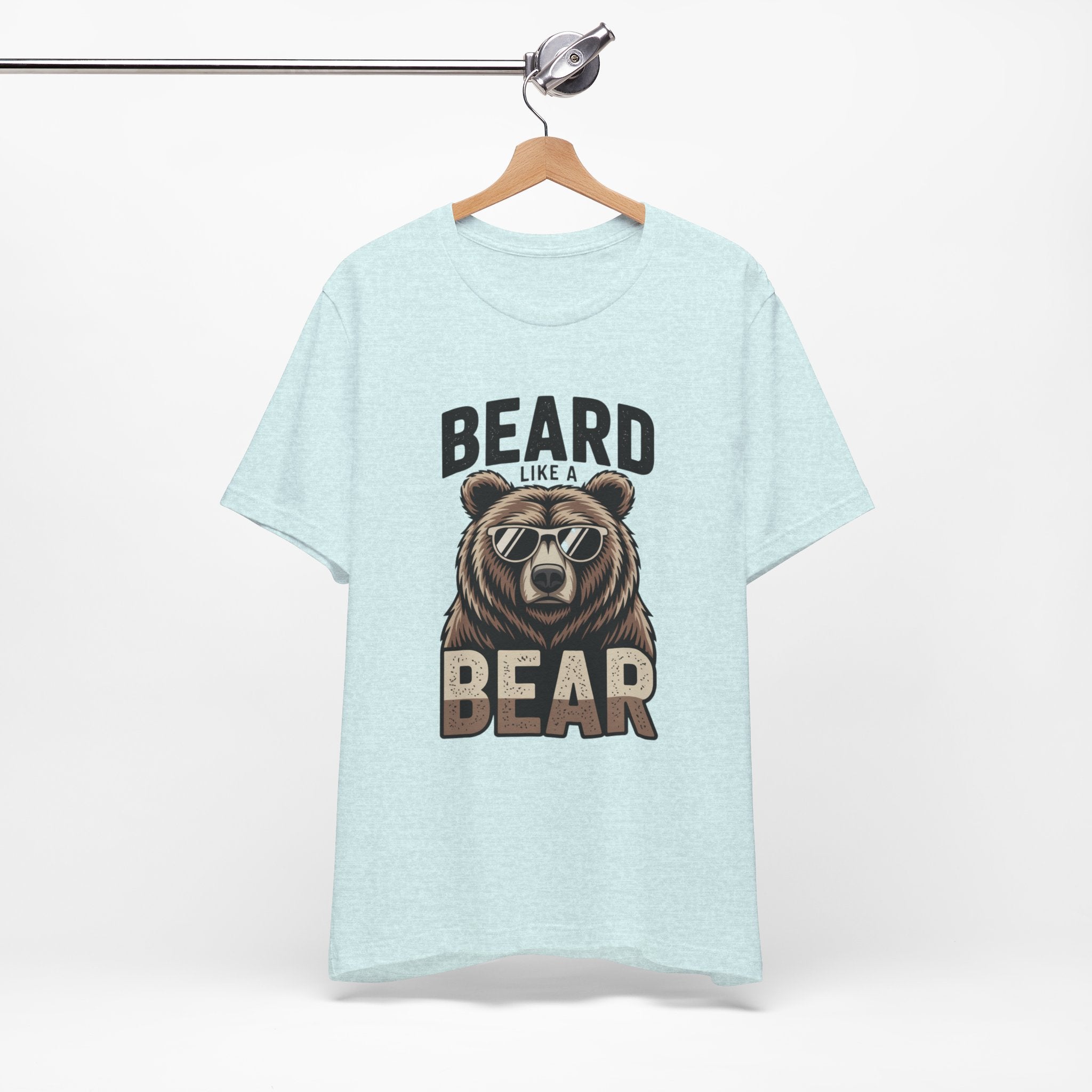 “Beard Like a Bear” T-Shirt — Retro Bear Graphic Tee