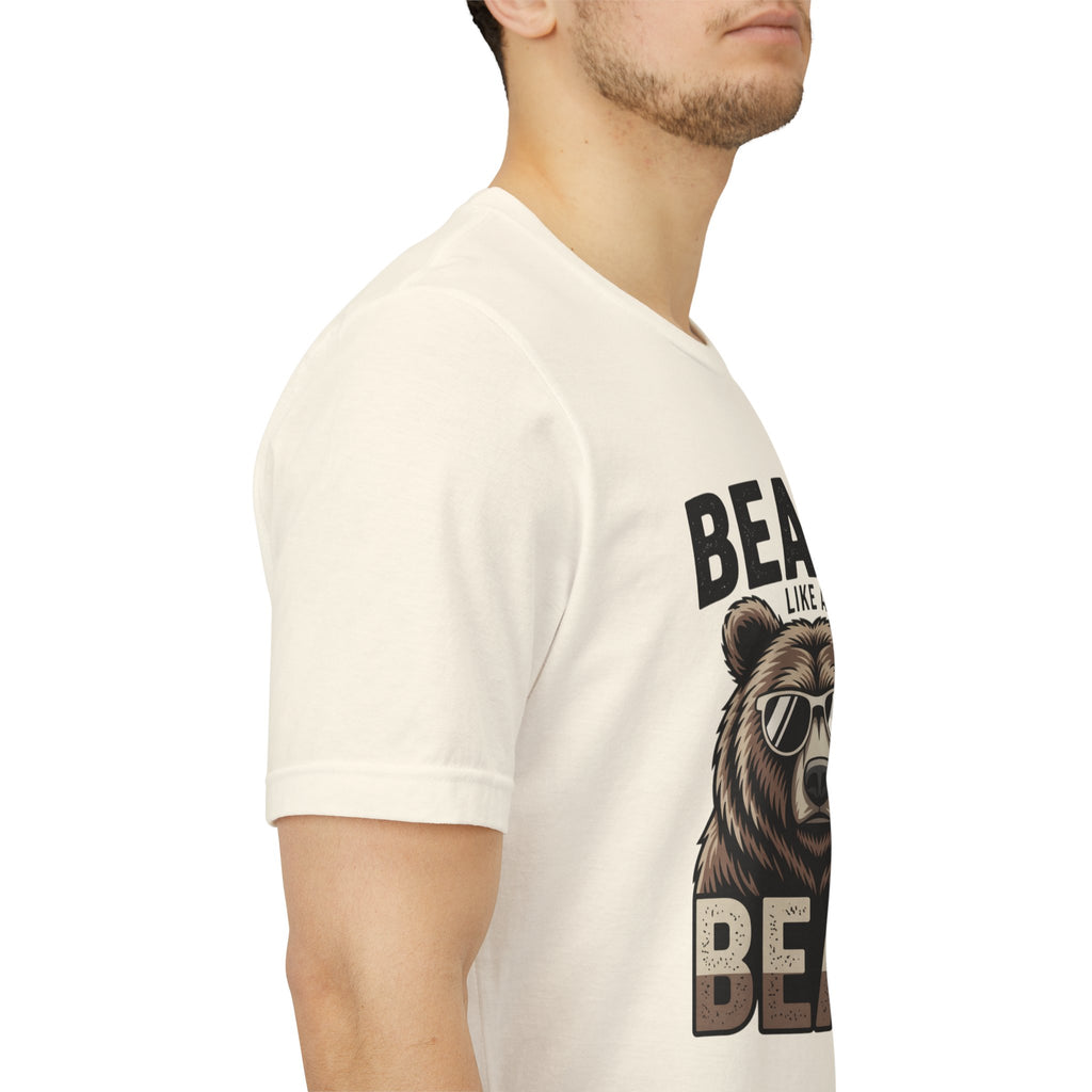 “Beard Like a Bear” T-Shirt — Retro Bear Graphic Tee