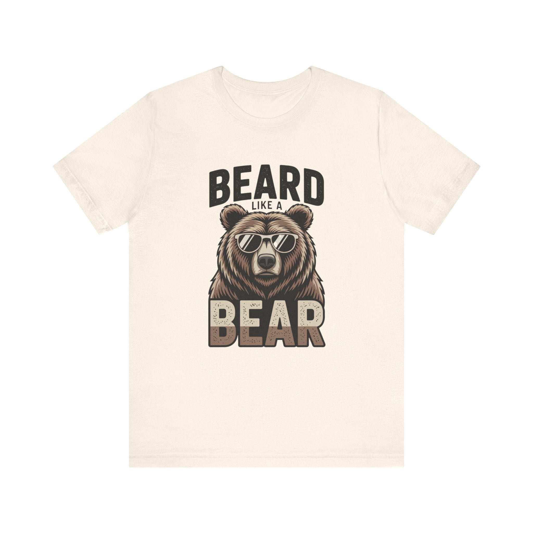 “Beard Like a Bear” T-Shirt — Retro Bear Graphic Tee