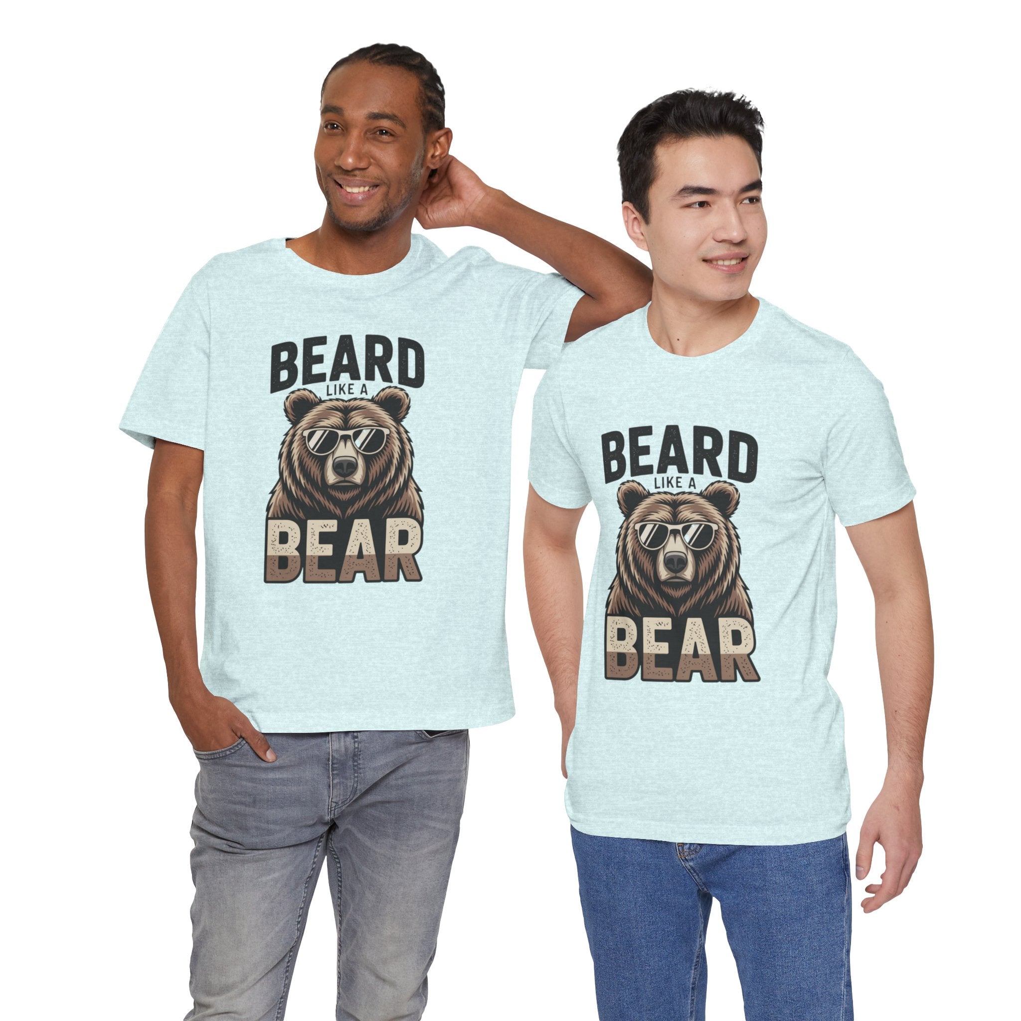 “Beard Like a Bear” T-Shirt — Retro Bear Graphic Tee