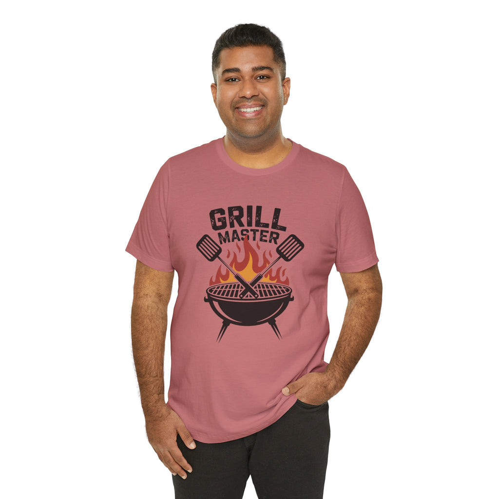 “Grill Master” T-Shirt — BBQ Chef Graphic Tee