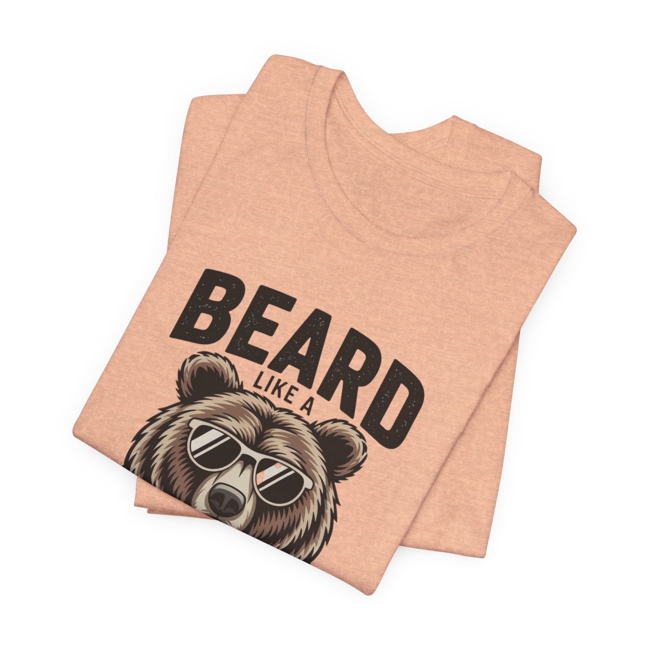 “Beard Like a Bear” T-Shirt — Retro Bear Graphic Tee