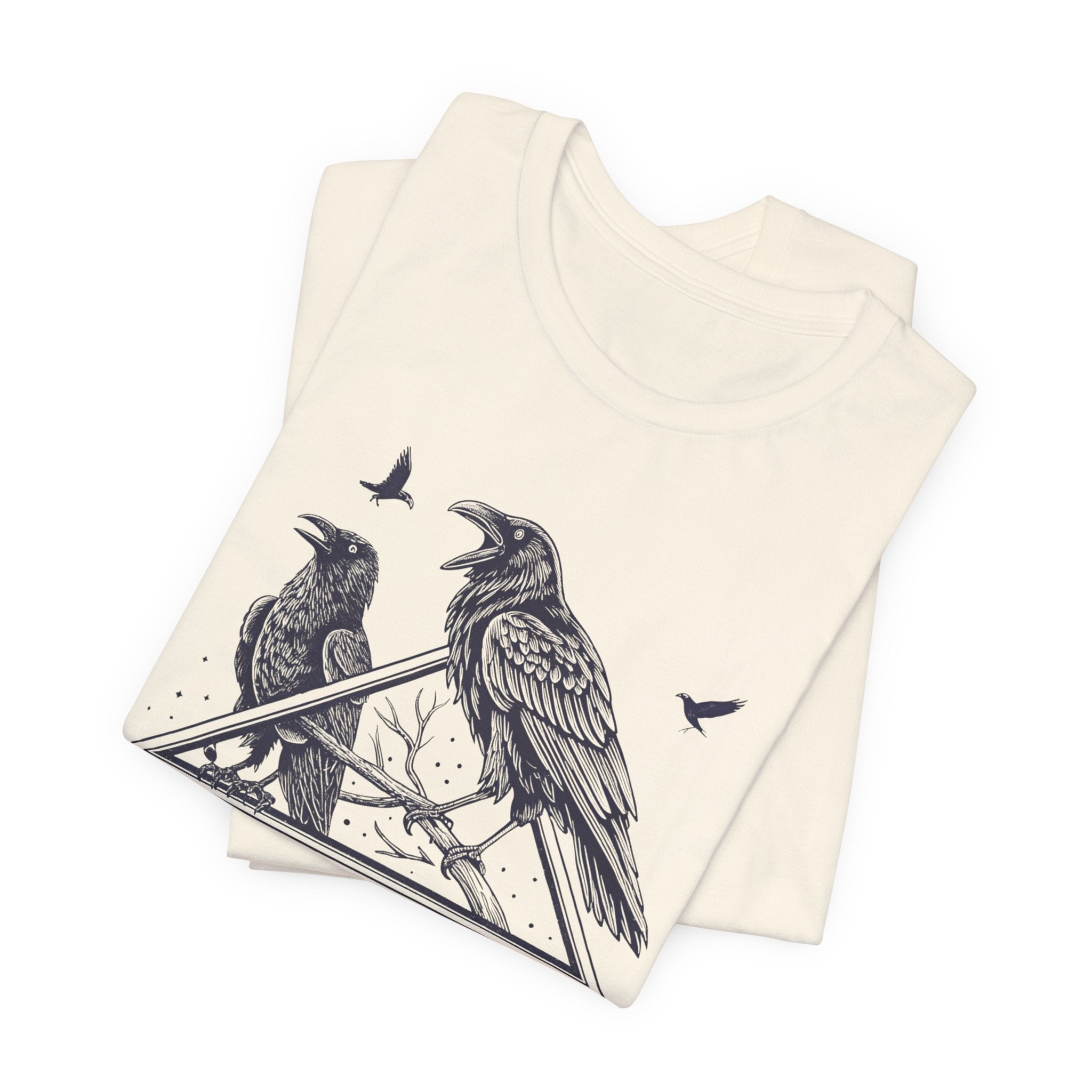 “Caw & Disorder” Tee — "Women Rising" Raven Graphic T-Shirt