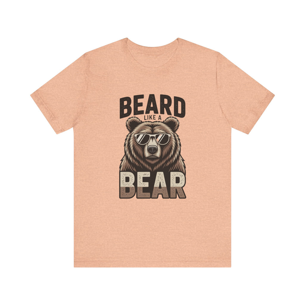“Beard Like a Bear” T-Shirt — Retro Bear Graphic Tee