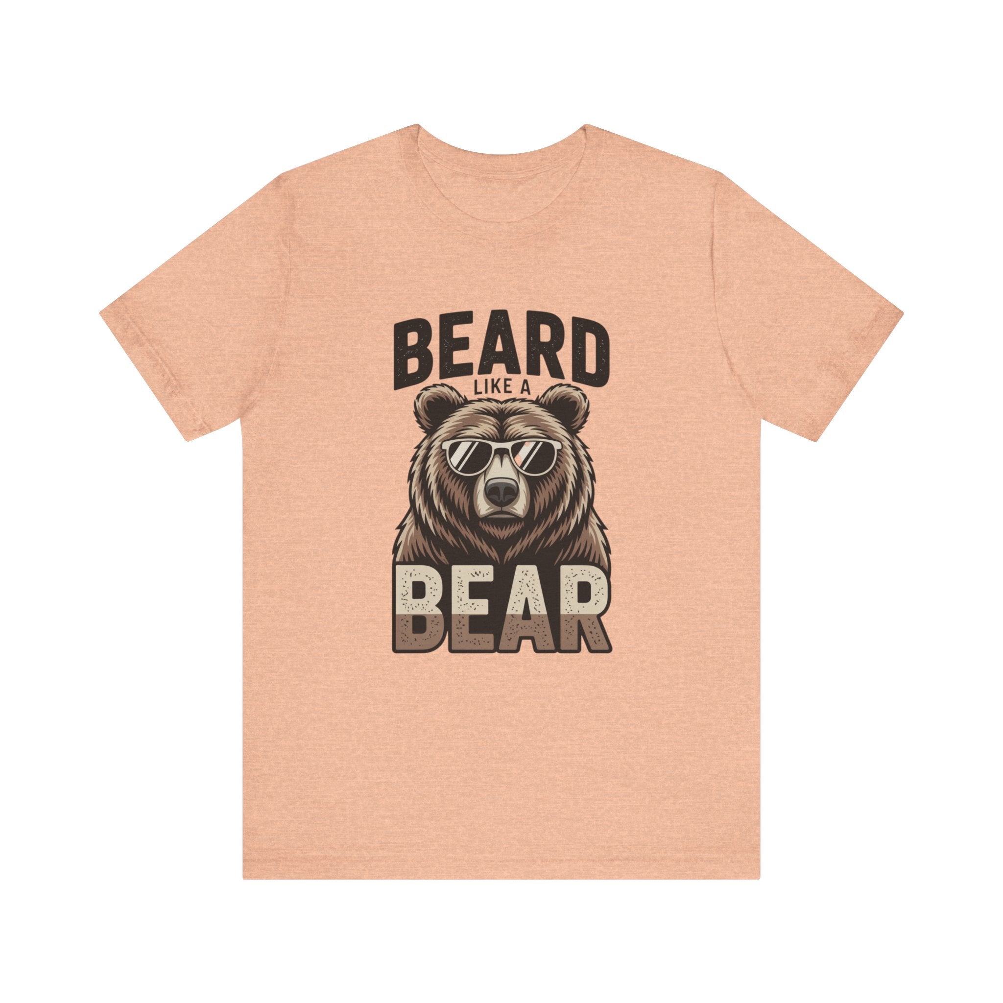 “Beard Like a Bear” T-Shirt — Retro Bear Graphic Tee