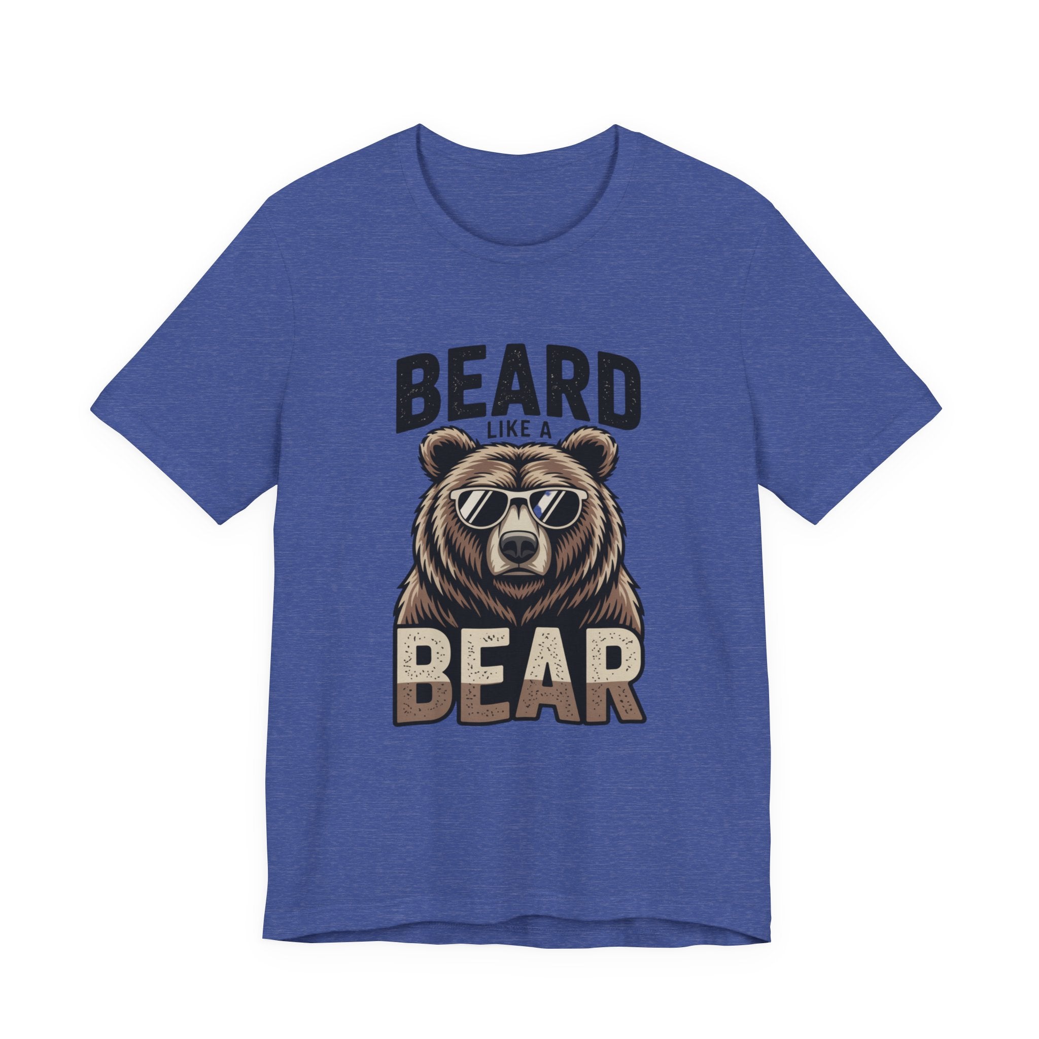 “Beard Like a Bear” T-Shirt — Retro Bear Graphic Tee