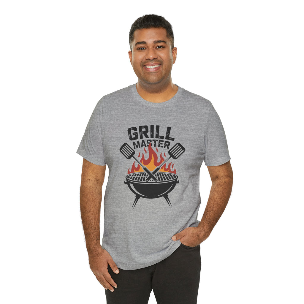 “Grill Master” T-Shirt — BBQ Chef Graphic Tee