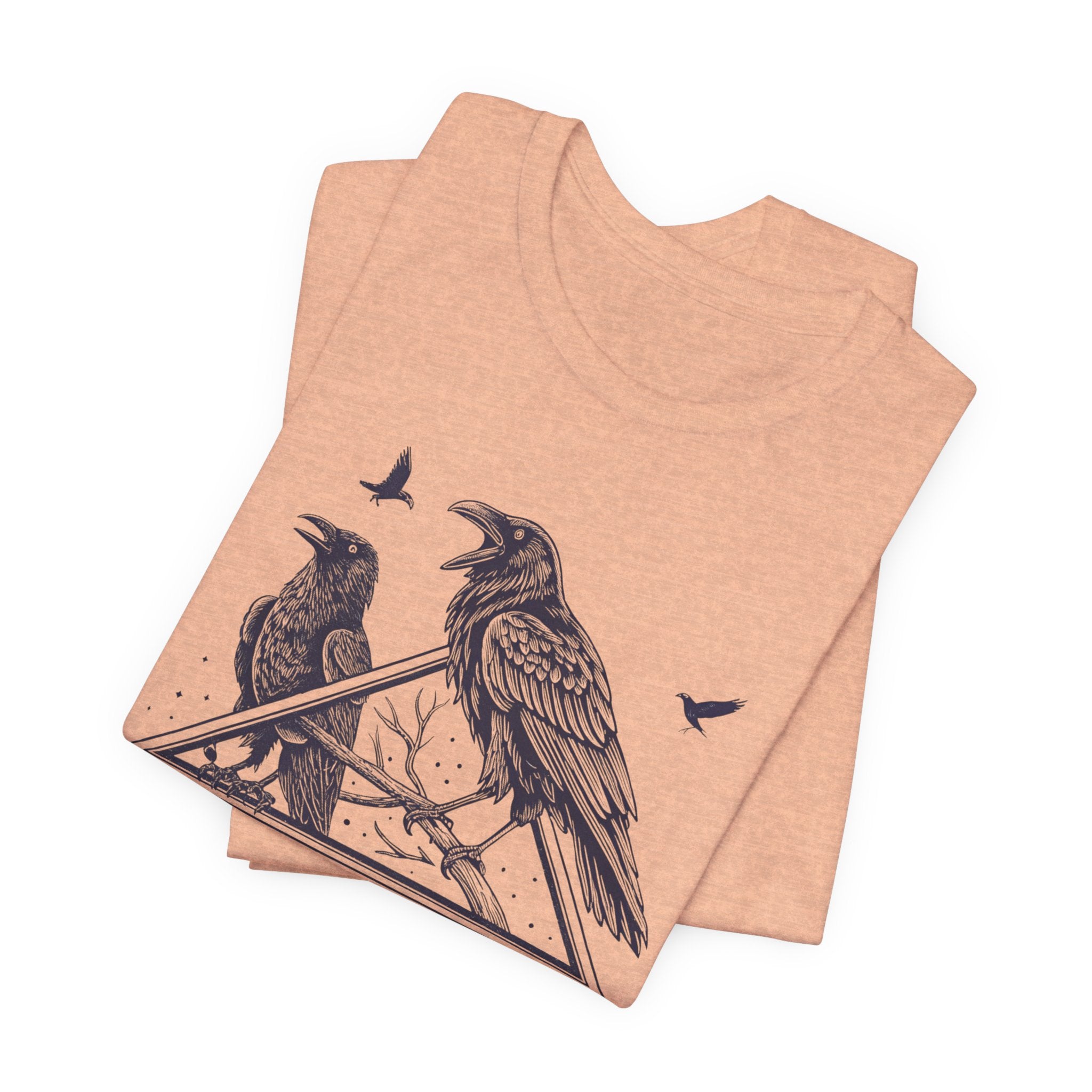 “Caw & Disorder” Tee — "Women Rising" Raven Graphic T-Shirt
