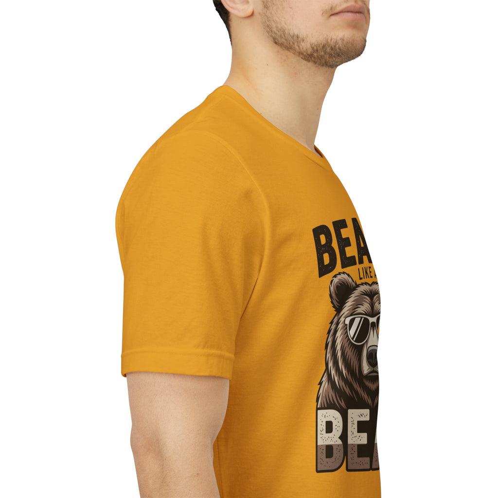 “Beard Like a Bear” T-Shirt — Retro Bear Graphic Tee