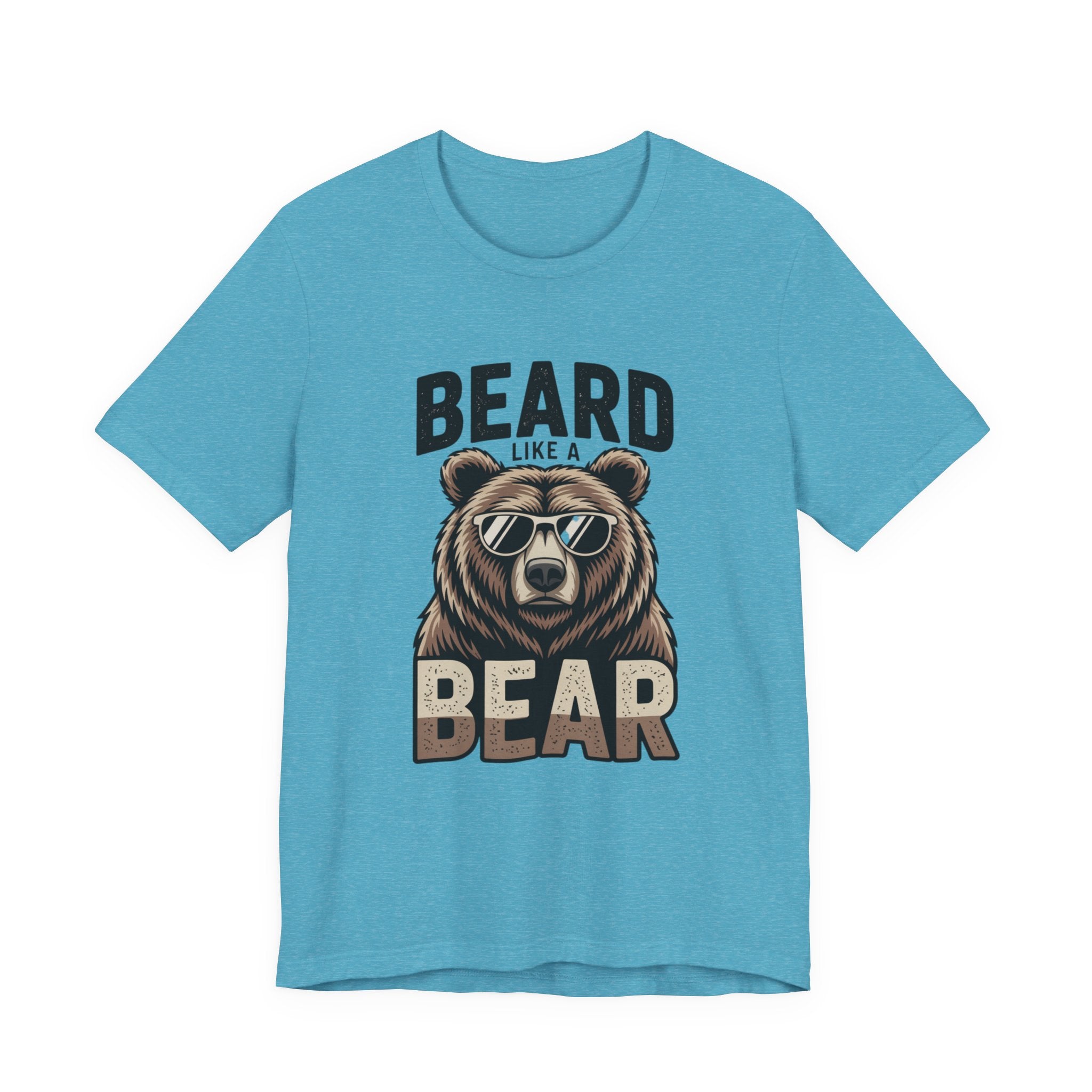 “Beard Like a Bear” T-Shirt — Retro Bear Graphic Tee