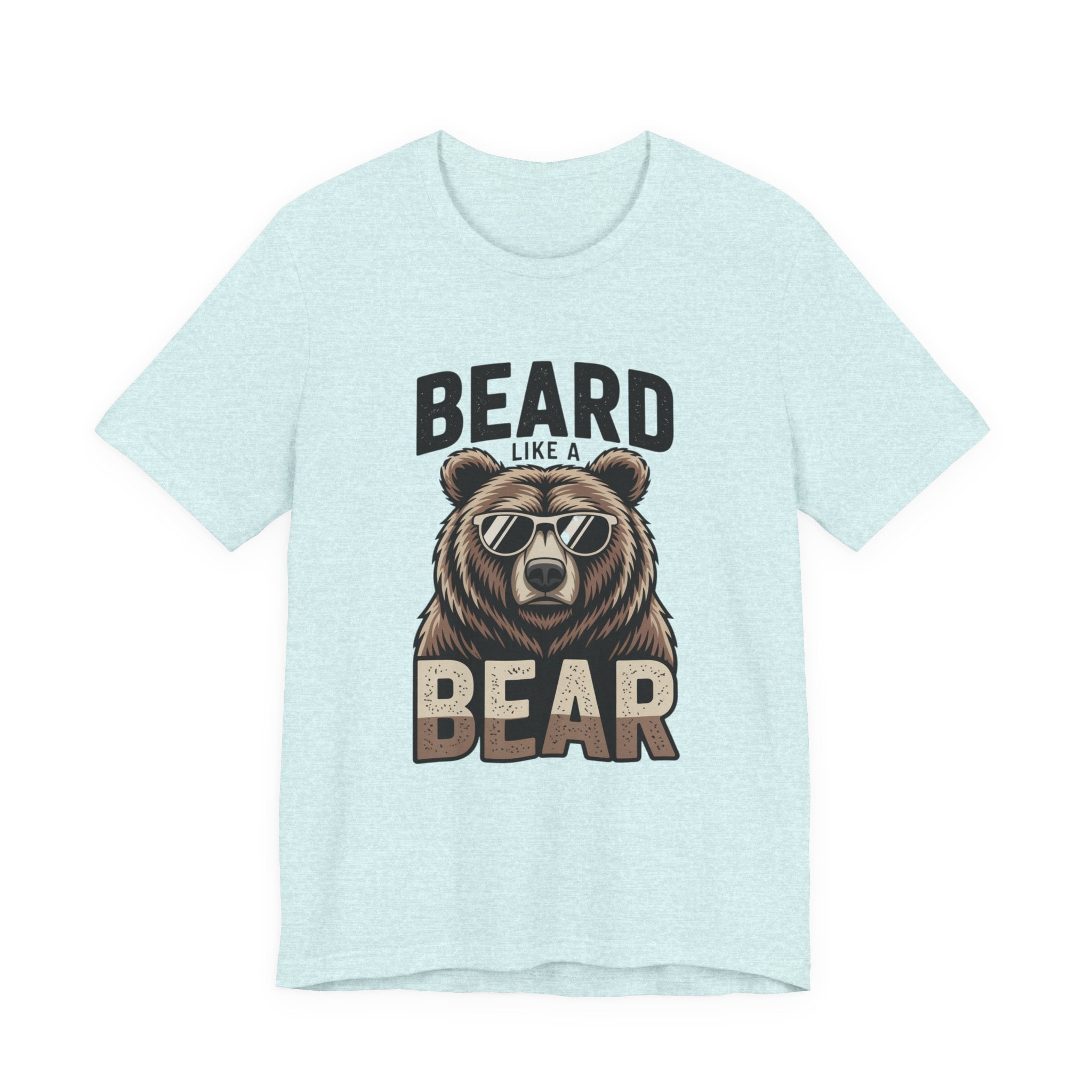“Beard Like a Bear” T-Shirt — Retro Bear Graphic Tee