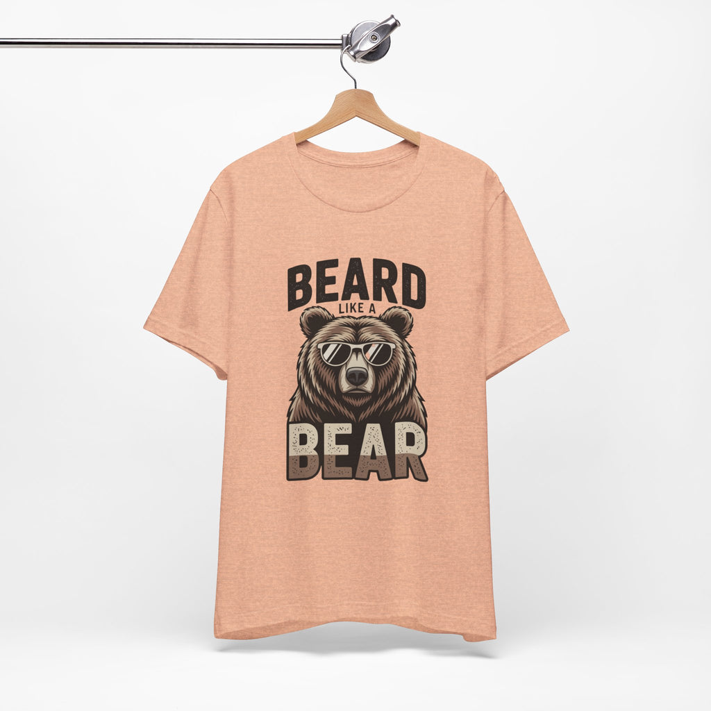 “Beard Like a Bear” T-Shirt — Retro Bear Graphic Tee