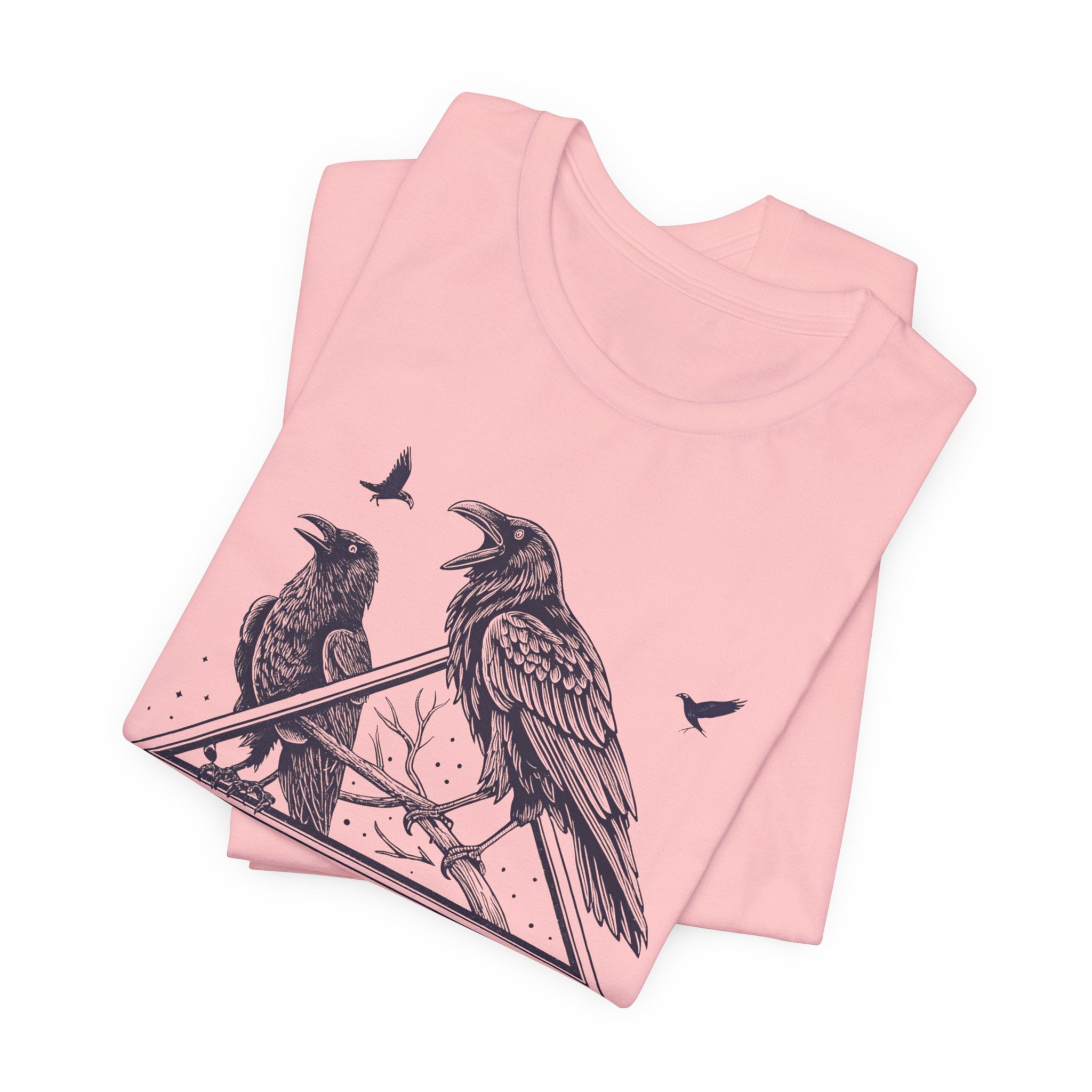 “Caw & Disorder” Tee — "Women Rising" Raven Graphic T-Shirt