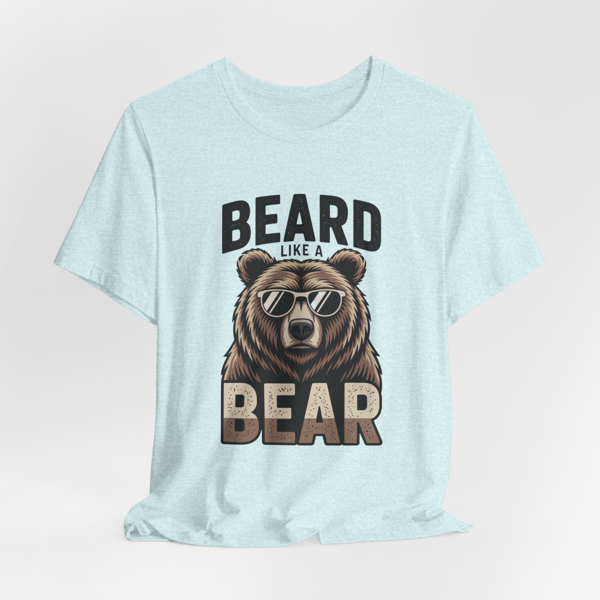 “Beard Like a Bear” T-Shirt — Retro Bear Graphic Tee