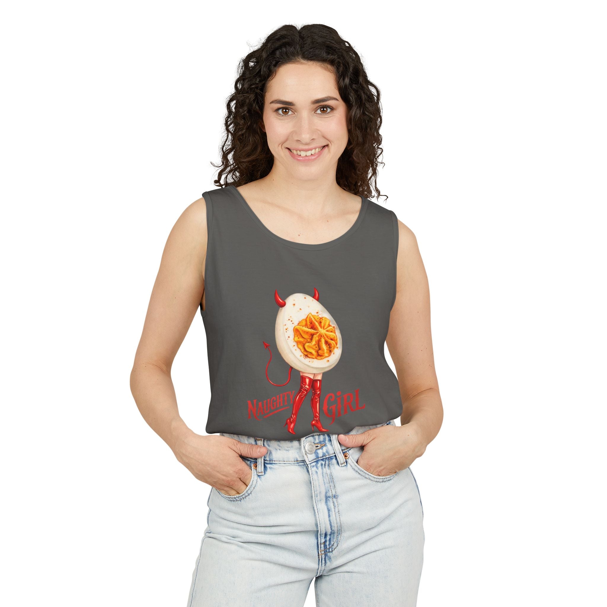 “Naughty Girl” Deviled Egg Tank Top