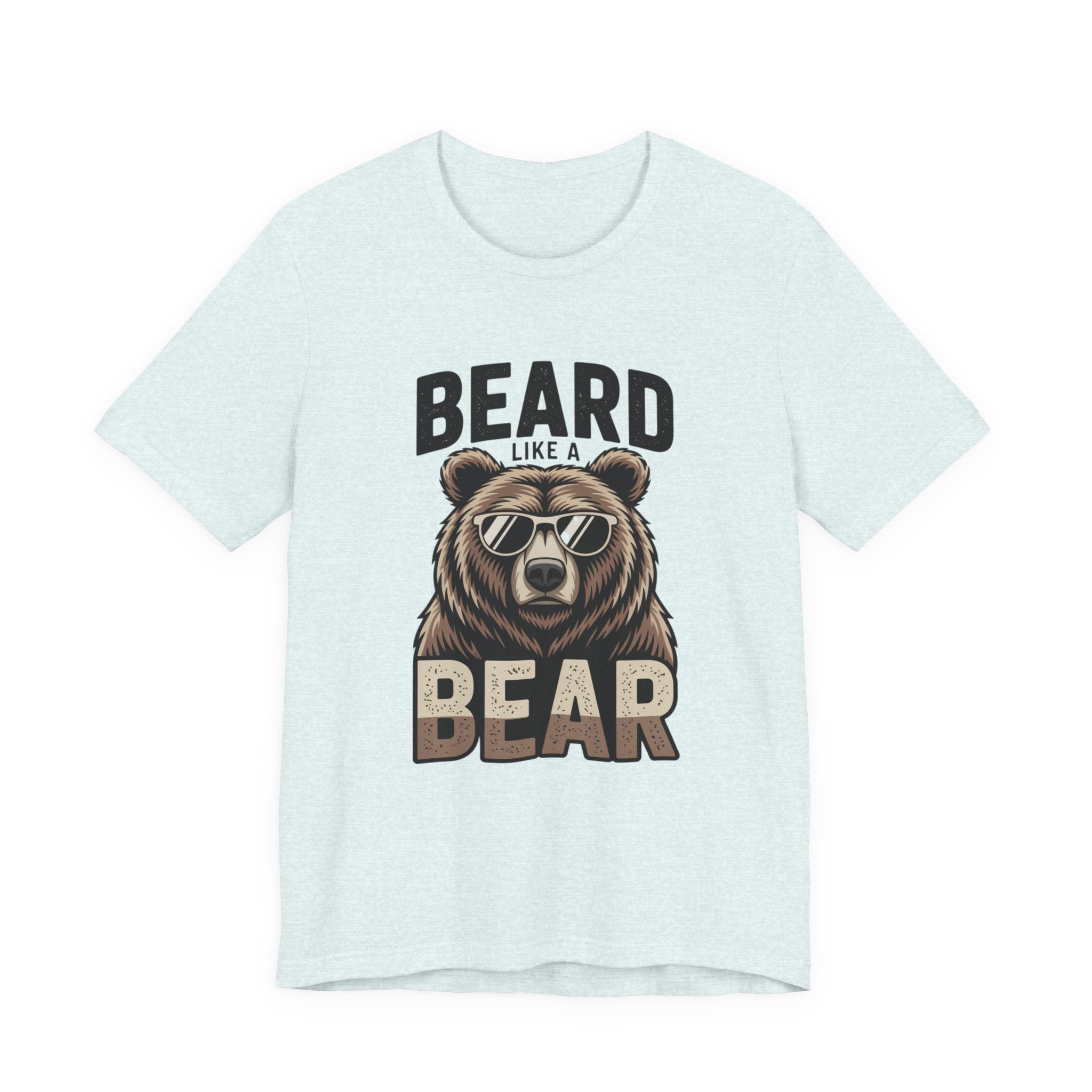 “Beard Like a Bear” T-Shirt — Retro Bear Graphic Tee