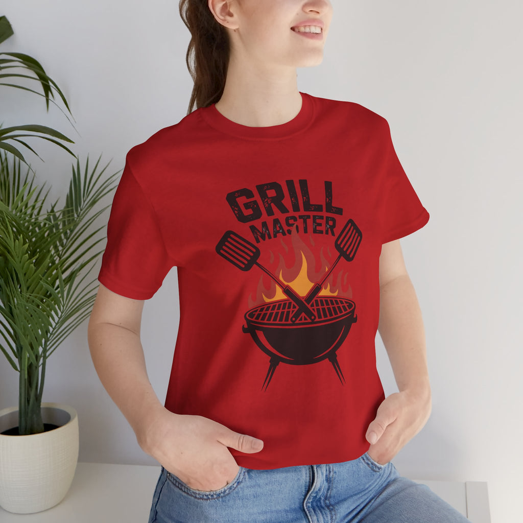 “Grill Master” T-Shirt — BBQ Chef Graphic Tee