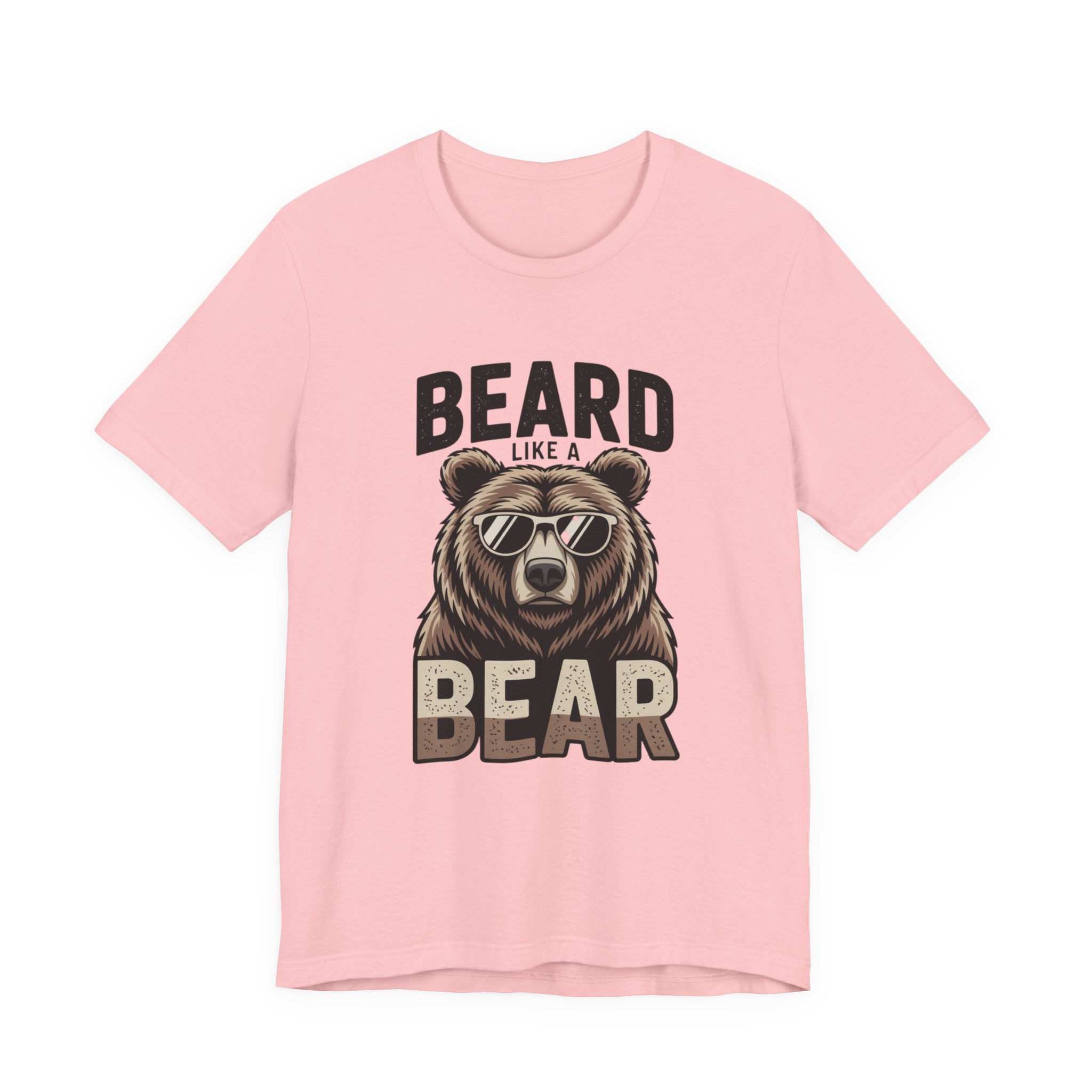 “Beard Like a Bear” T-Shirt — Retro Bear Graphic Tee