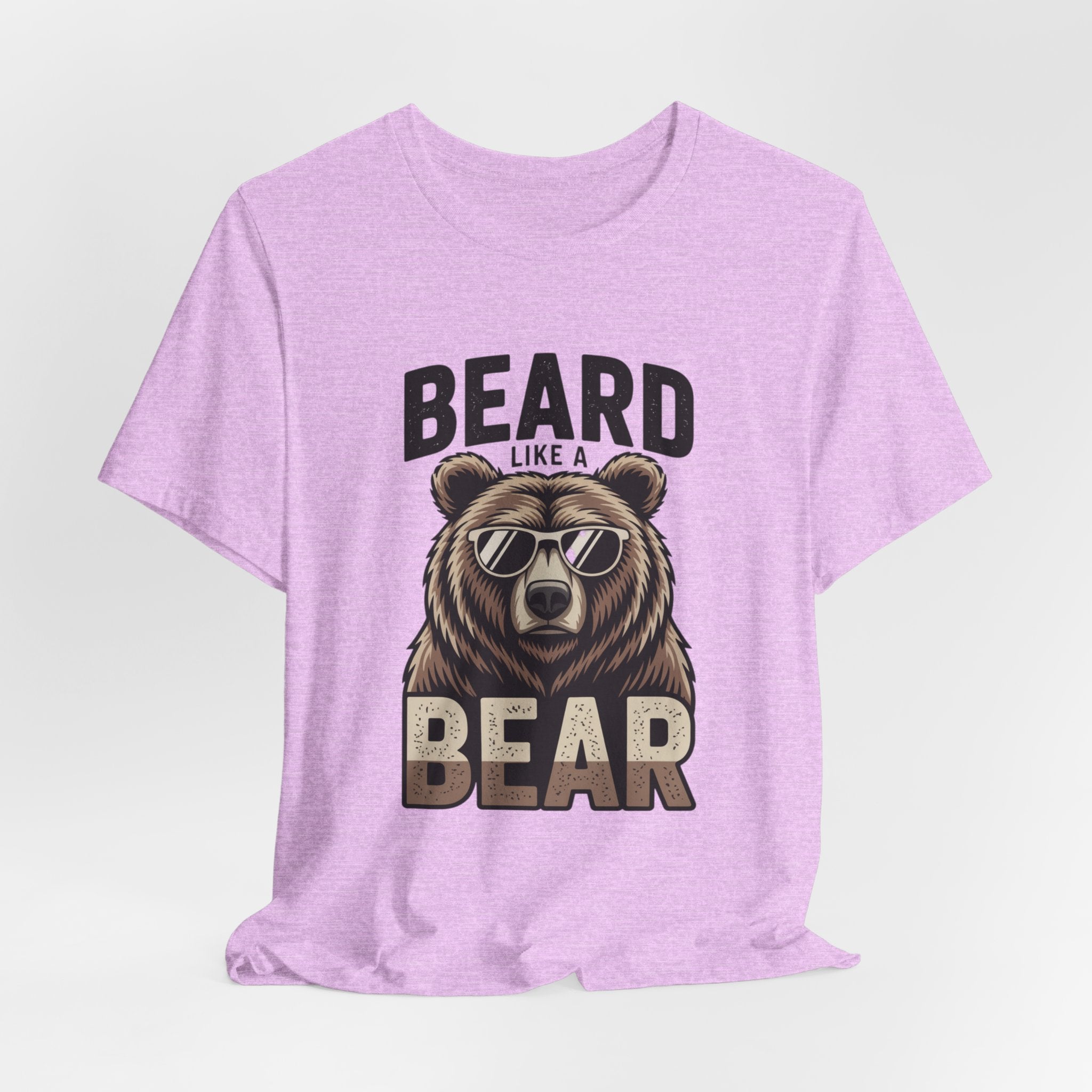“Beard Like a Bear” T-Shirt — Retro Bear Graphic Tee