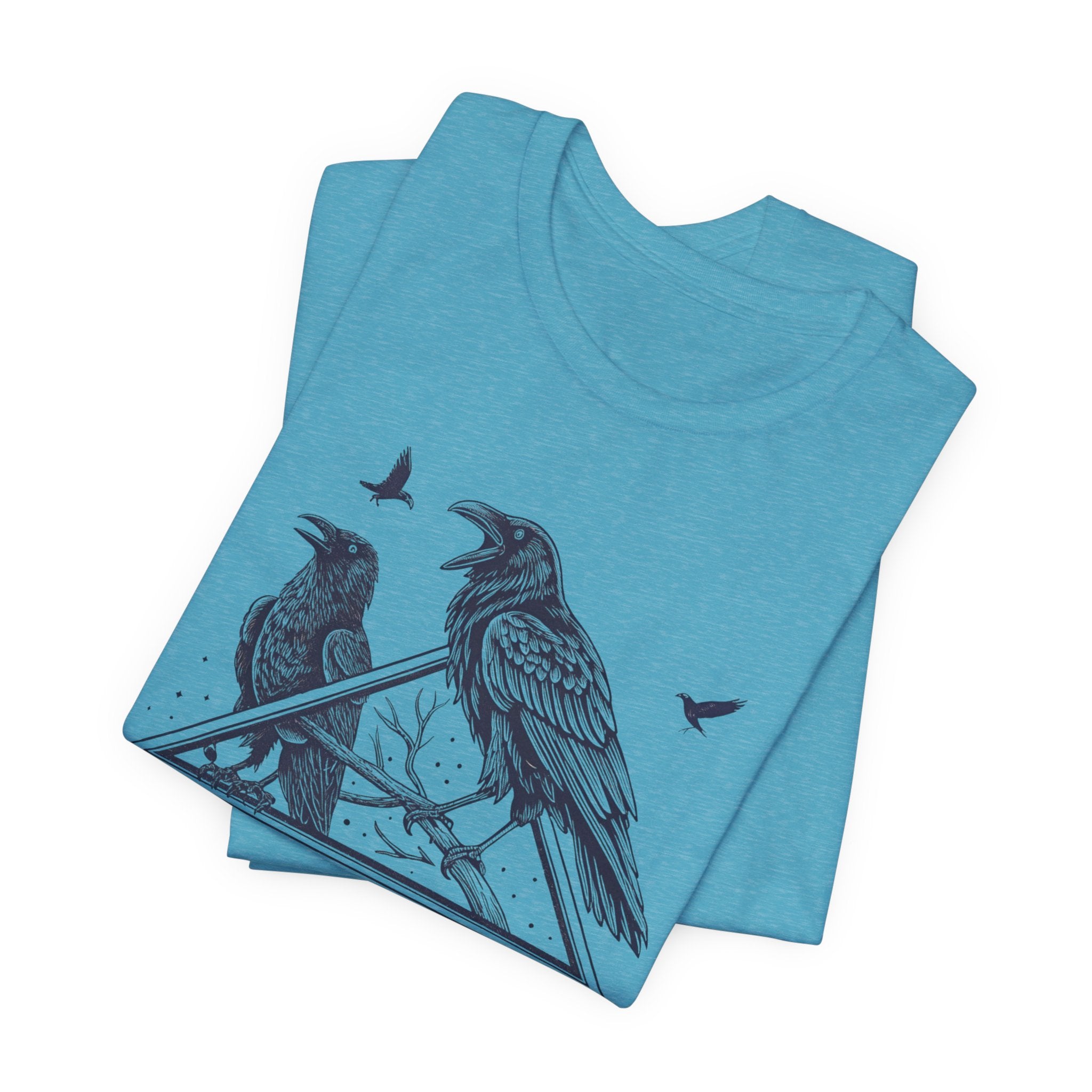 “Caw & Disorder” Tee — "Women Rising" Raven Graphic T-Shirt