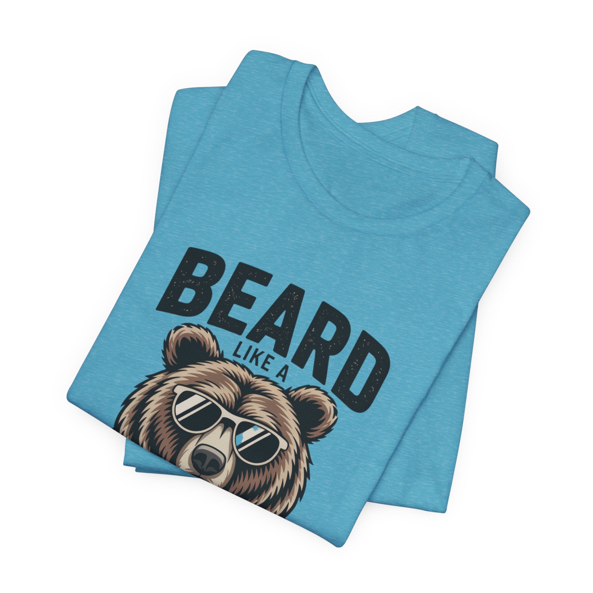 “Beard Like a Bear” T-Shirt — Retro Bear Graphic Tee