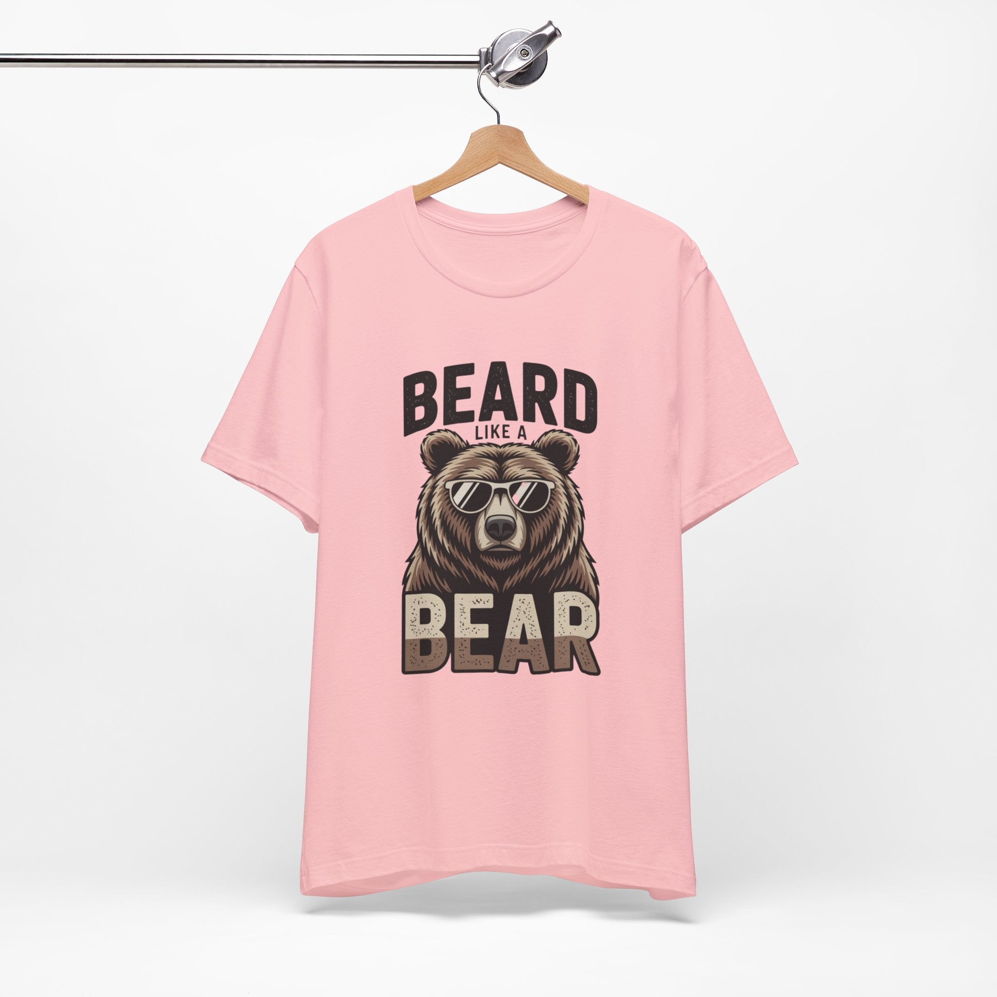 “Beard Like a Bear” T-Shirt — Retro Bear Graphic Tee