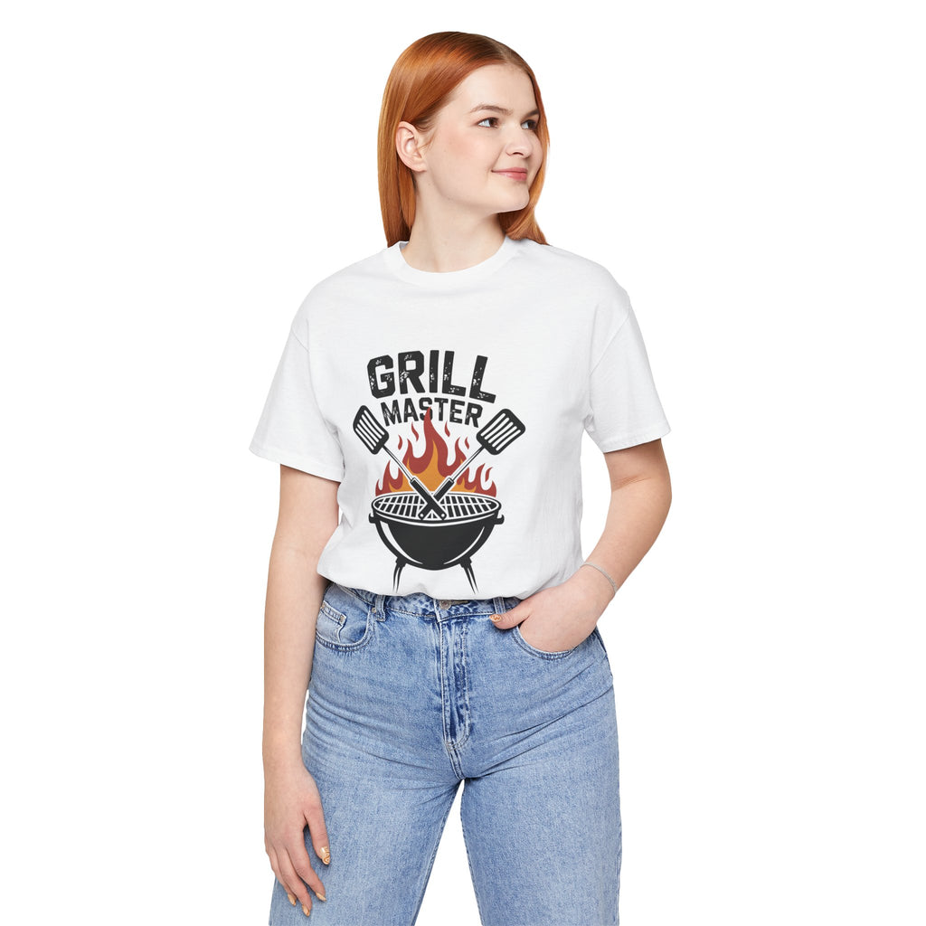 “Grill Master” T-Shirt — BBQ Chef Graphic Tee