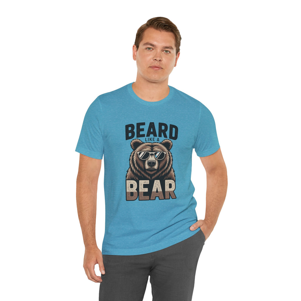 “Beard Like a Bear” T-Shirt — Retro Bear Graphic Tee