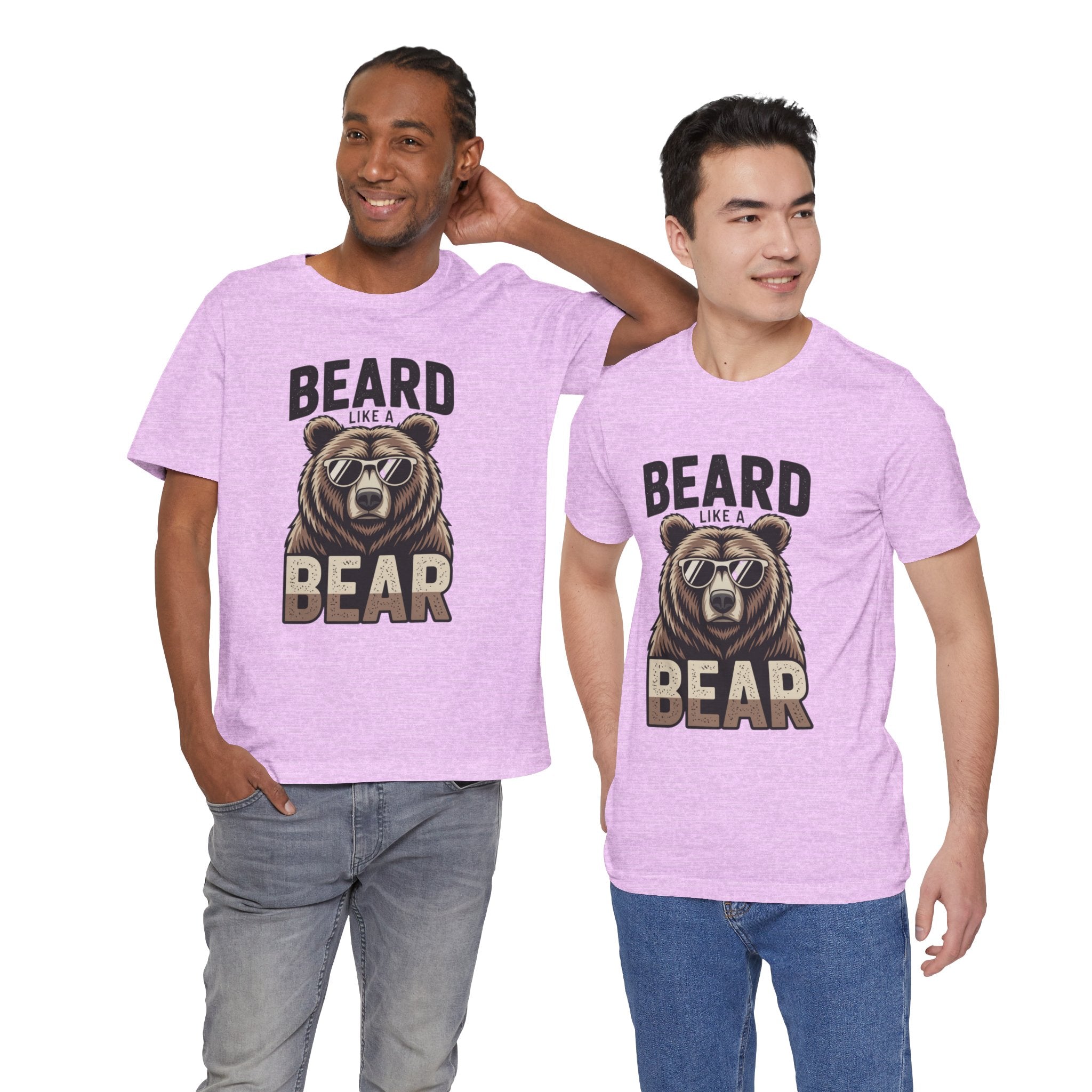 “Beard Like a Bear” T-Shirt — Retro Bear Graphic Tee