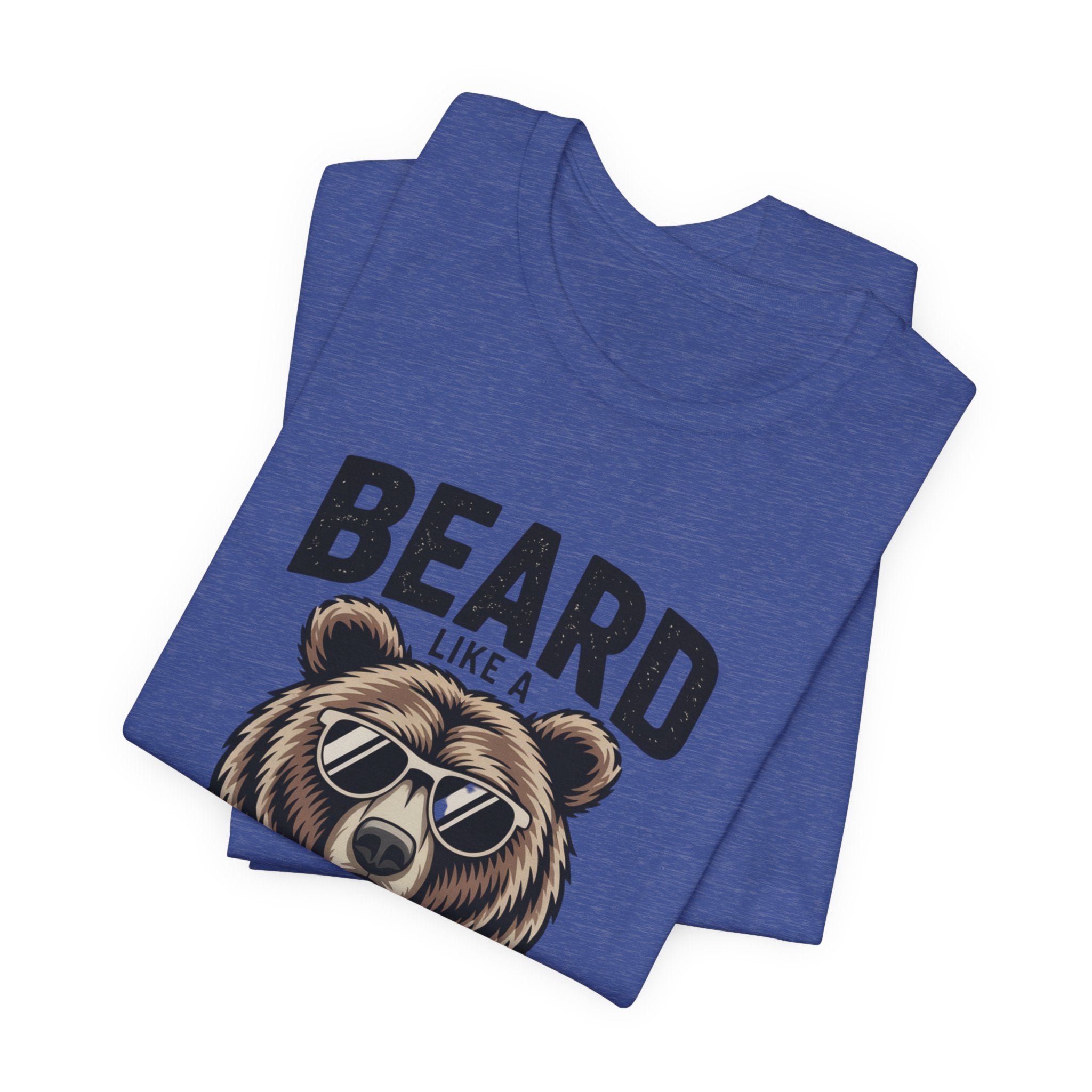 “Beard Like a Bear” T-Shirt — Retro Bear Graphic Tee