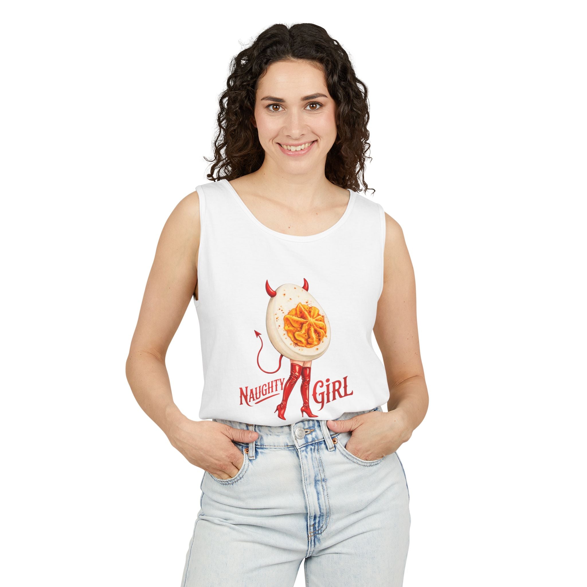 “Naughty Girl” Deviled Egg Tank Top