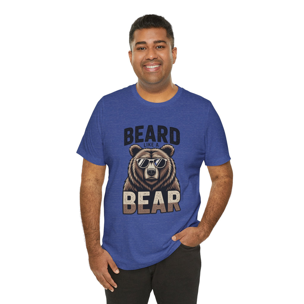 “Beard Like a Bear” T-Shirt — Retro Bear Graphic Tee