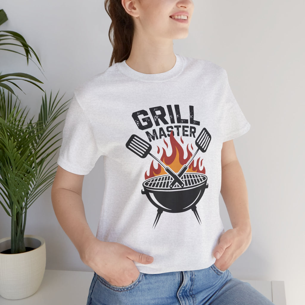 “Grill Master” T-Shirt — BBQ Chef Graphic Tee