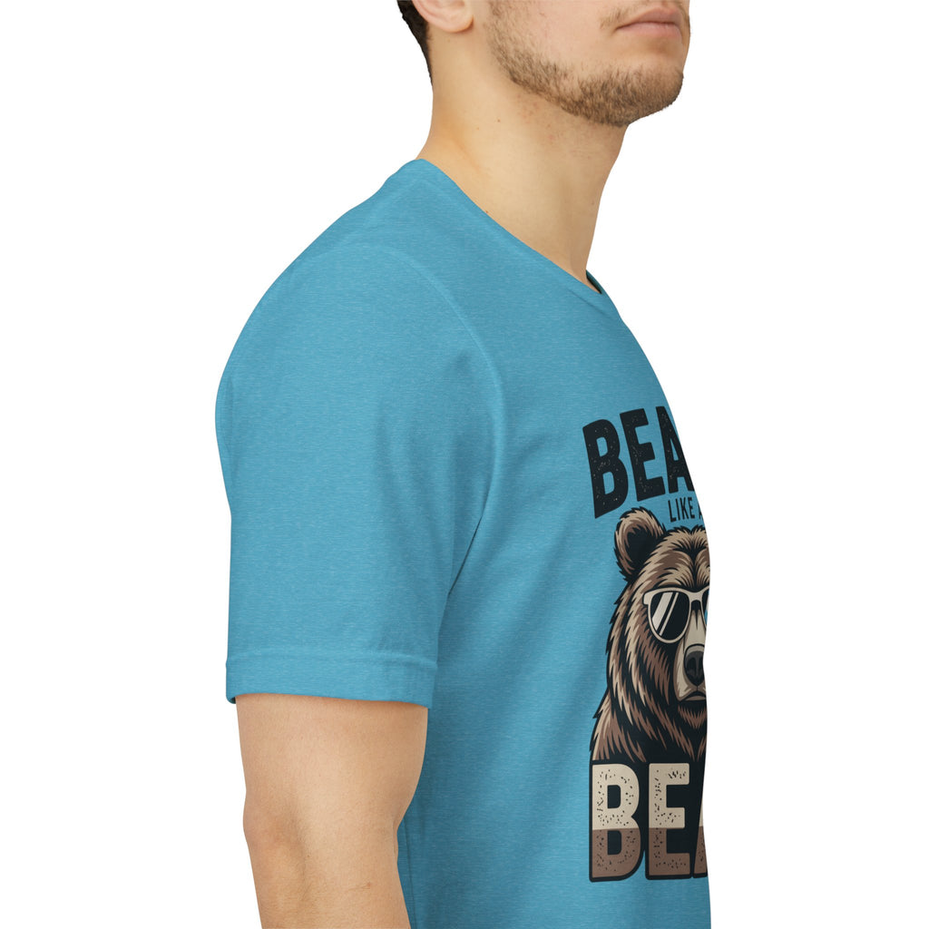 “Beard Like a Bear” T-Shirt — Retro Bear Graphic Tee