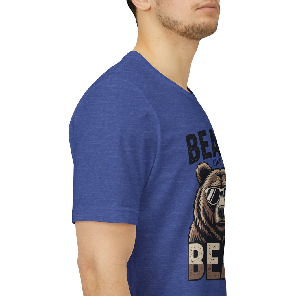“Beard Like a Bear” T-Shirt — Retro Bear Graphic Tee