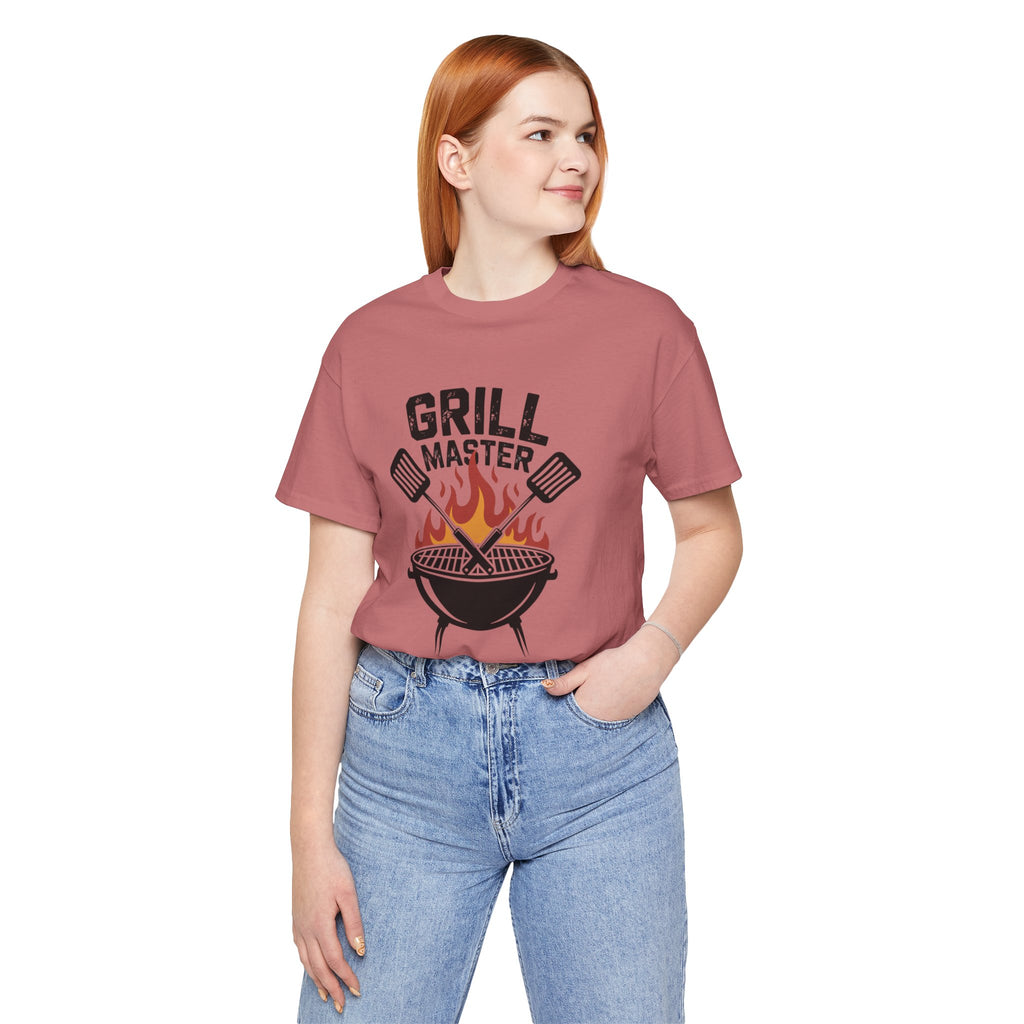“Grill Master” T-Shirt — BBQ Chef Graphic Tee