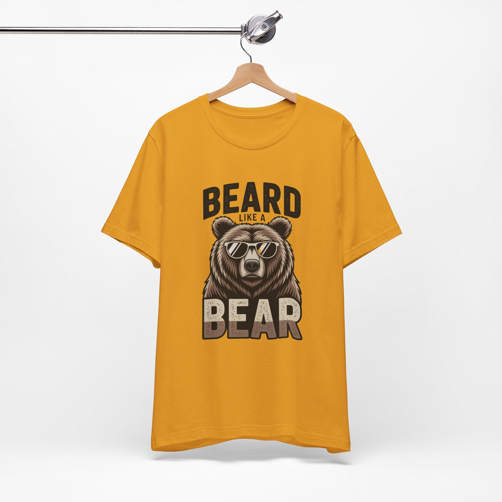 “Beard Like a Bear” T-Shirt — Retro Bear Graphic Tee
