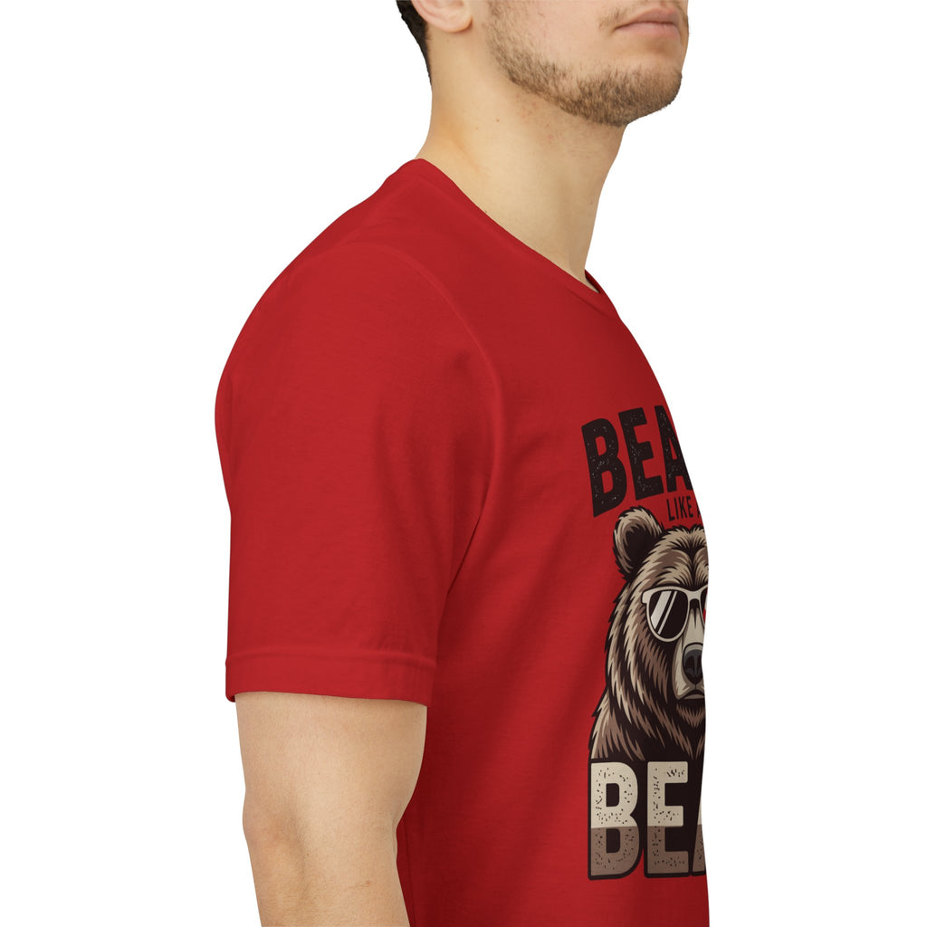 “Beard Like a Bear” T-Shirt — Retro Bear Graphic Tee
