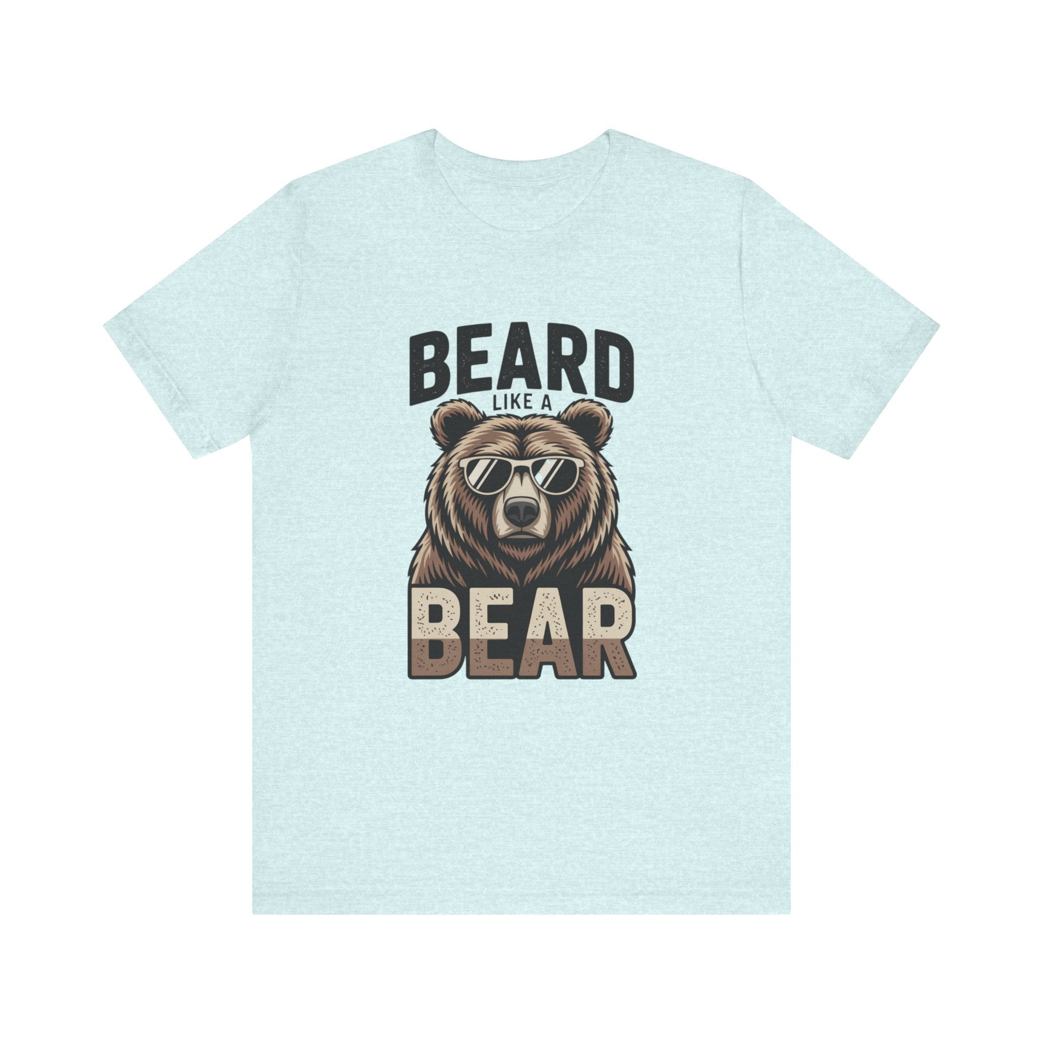 “Beard Like a Bear” T-Shirt — Retro Bear Graphic Tee
