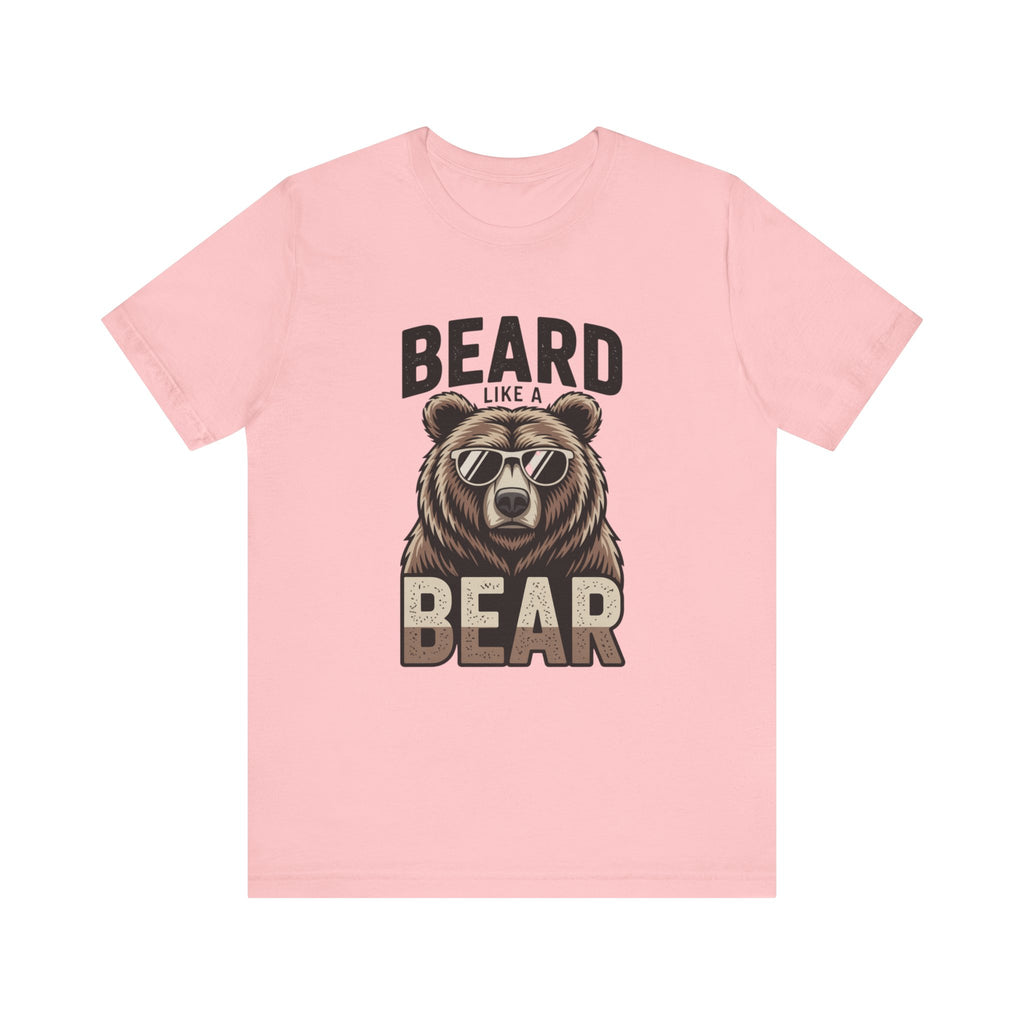 “Beard Like a Bear” T-Shirt — Retro Bear Graphic Tee