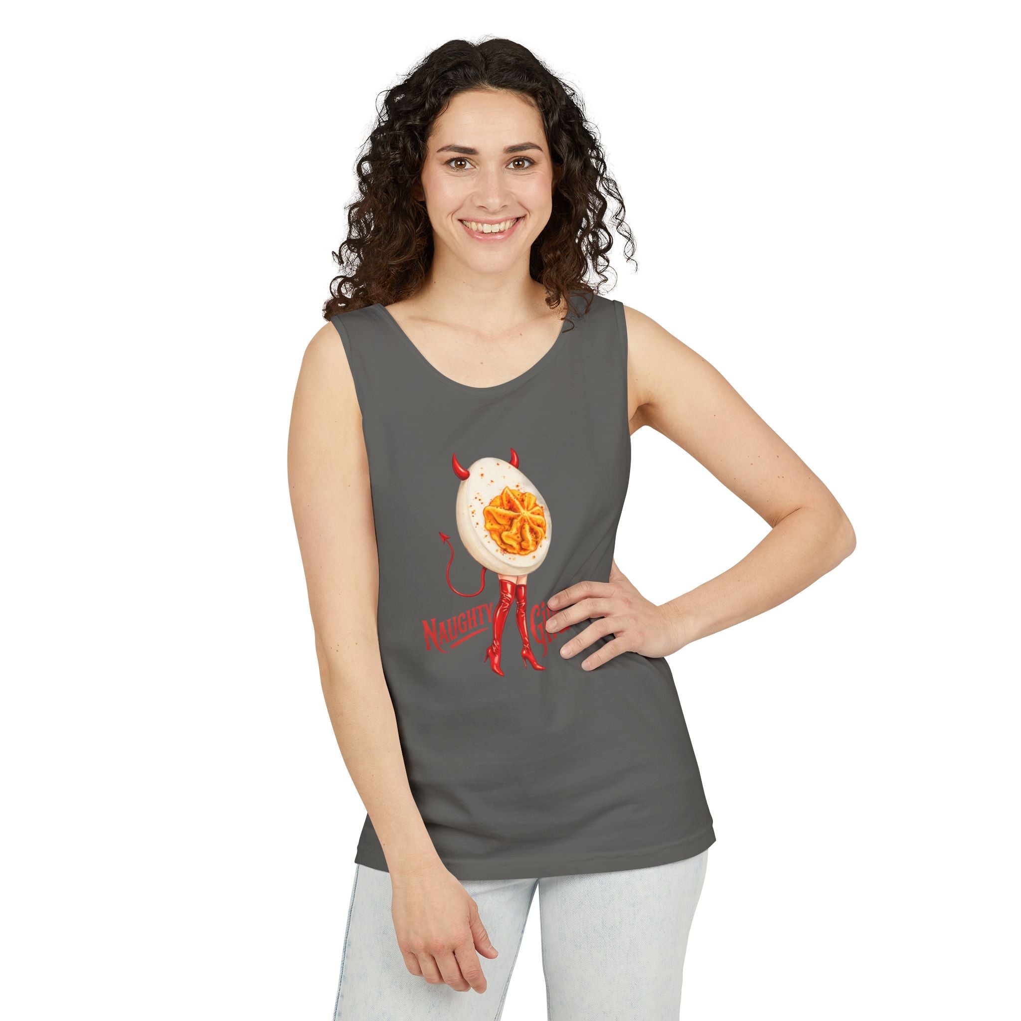 “Naughty Girl” Deviled Egg Tank Top